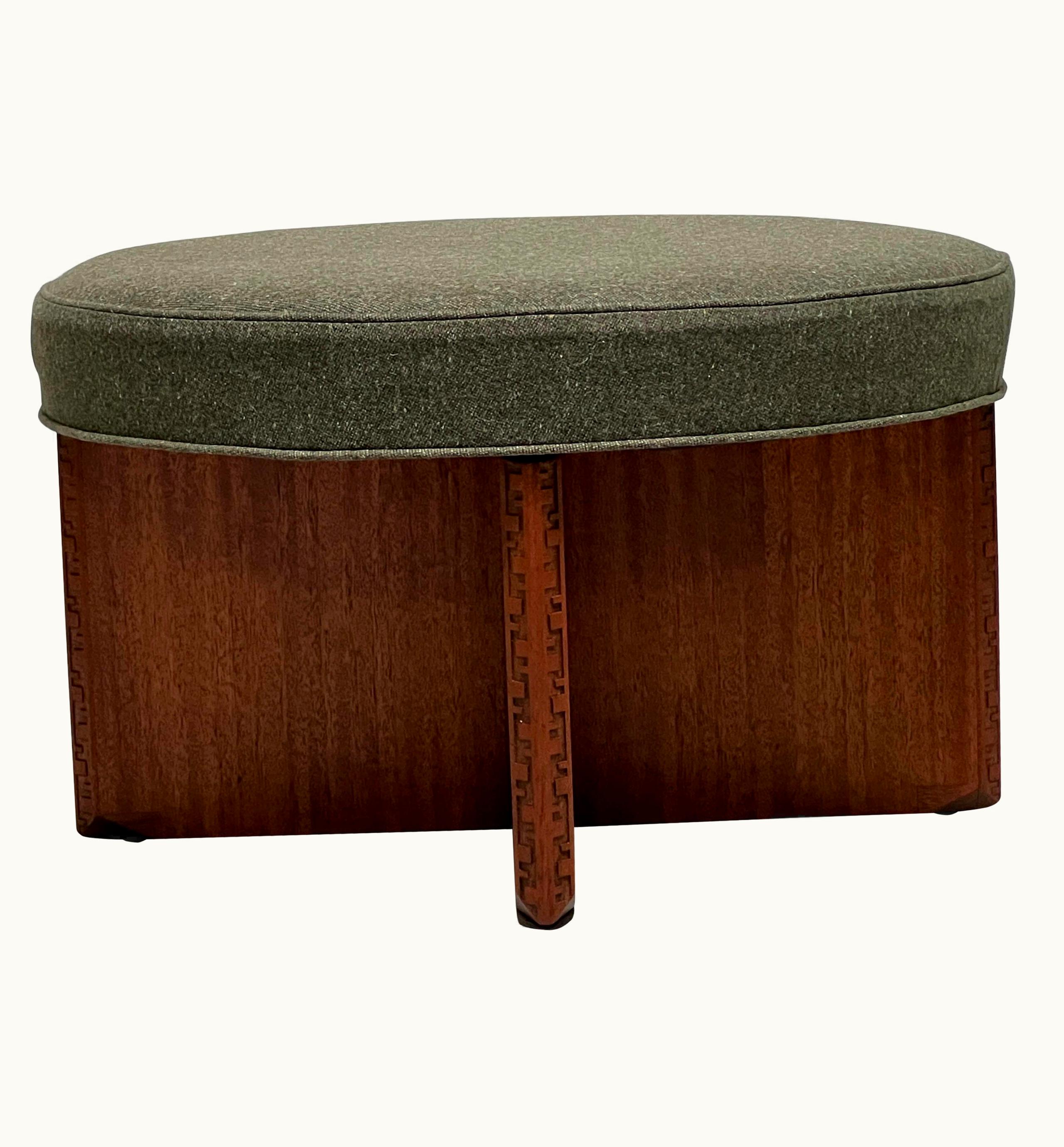 Frank Lloyd Wright Frank Lloyd Wright For Henredon Rotating Ottoman