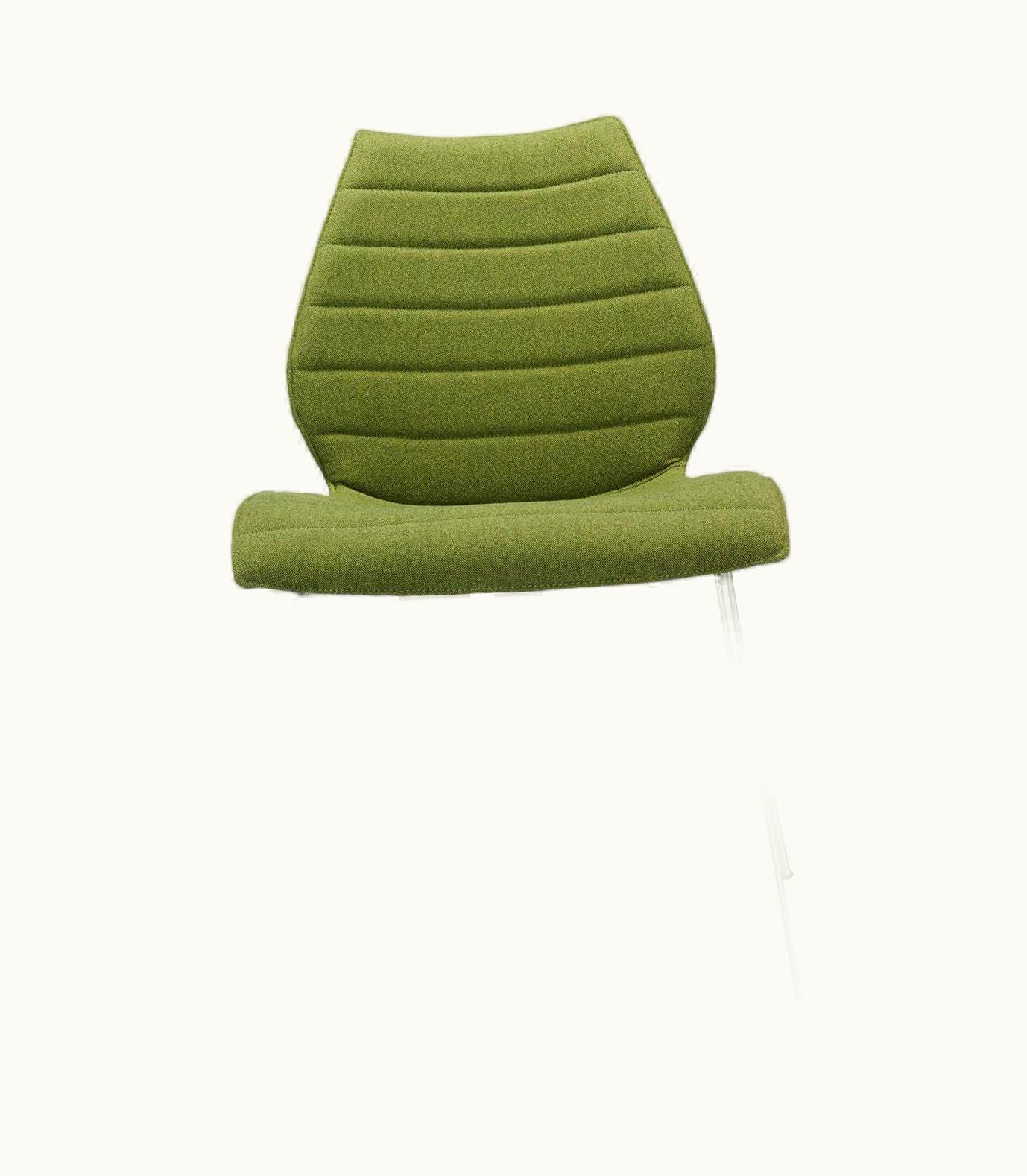 VIco Magistretti VIco Magistretti Set Of 2 Kartell Maui Soft Trevira Chair In Acid Green By VIco Magistretti