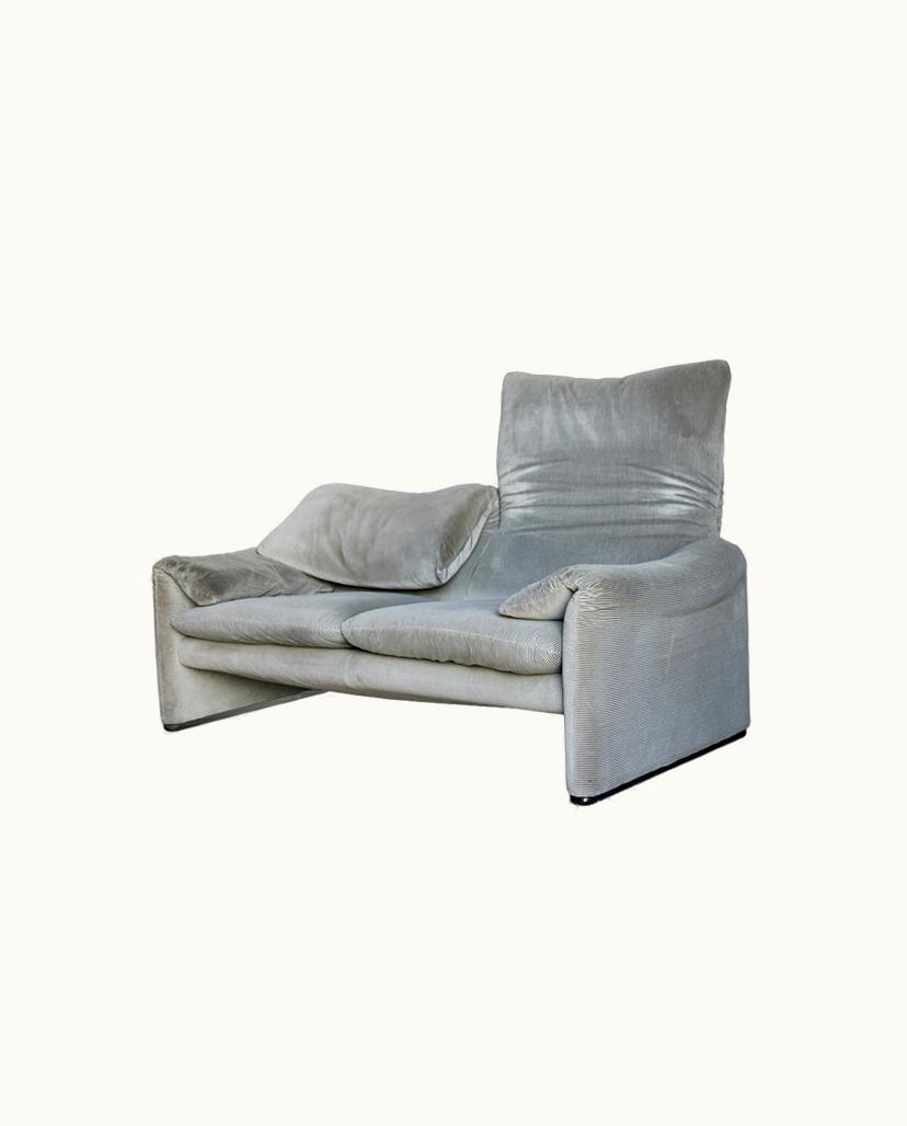 VIco Magistretti VIco Magistretti 1970s Pair Of 2-Seater Maralunga Sofas By VIco Magistretti For Cassina