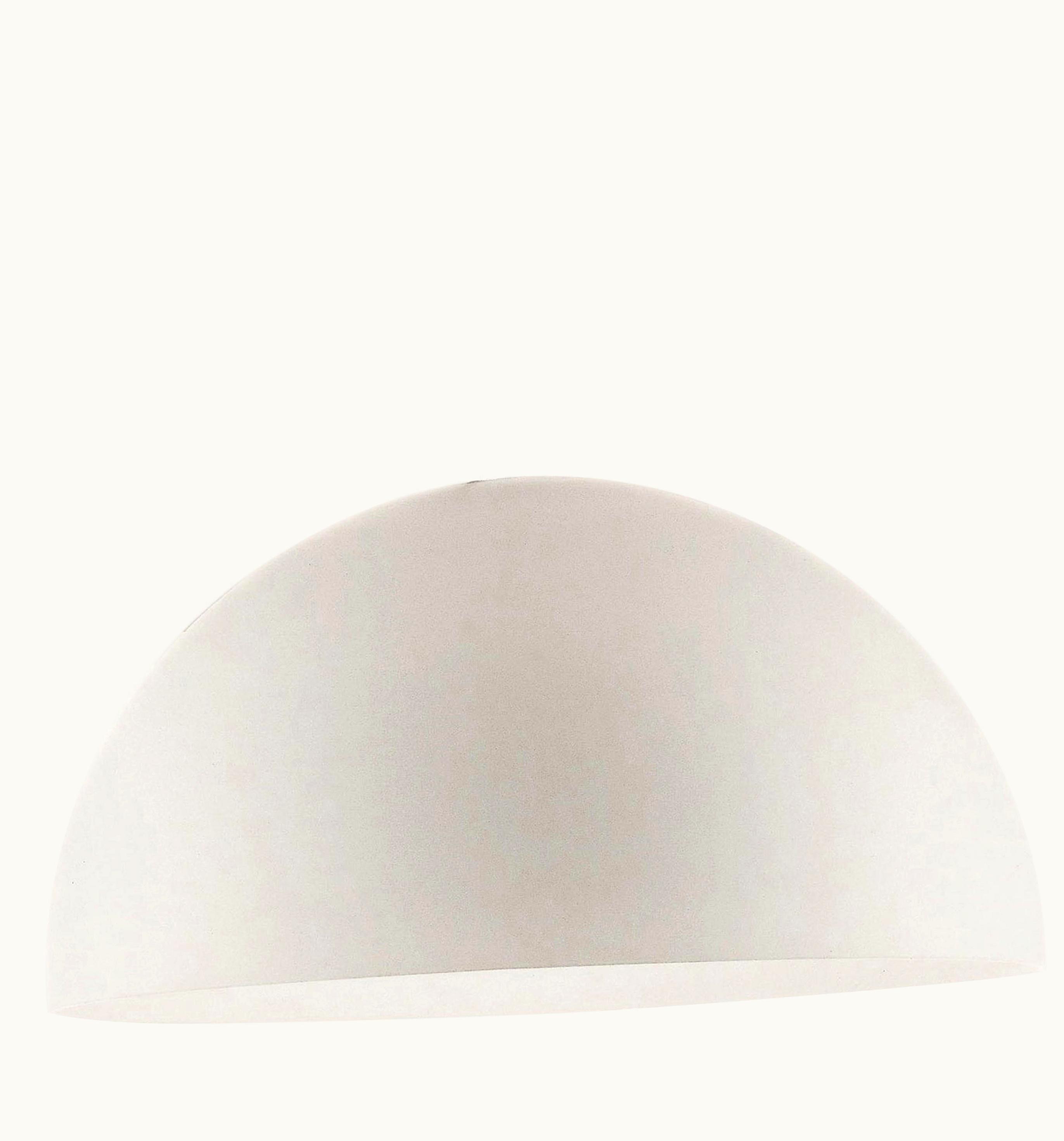 VIco Magistretti VIco Magistretti Suspension Lamps 'Sonora' Medium White Opaline Glass By Oluce