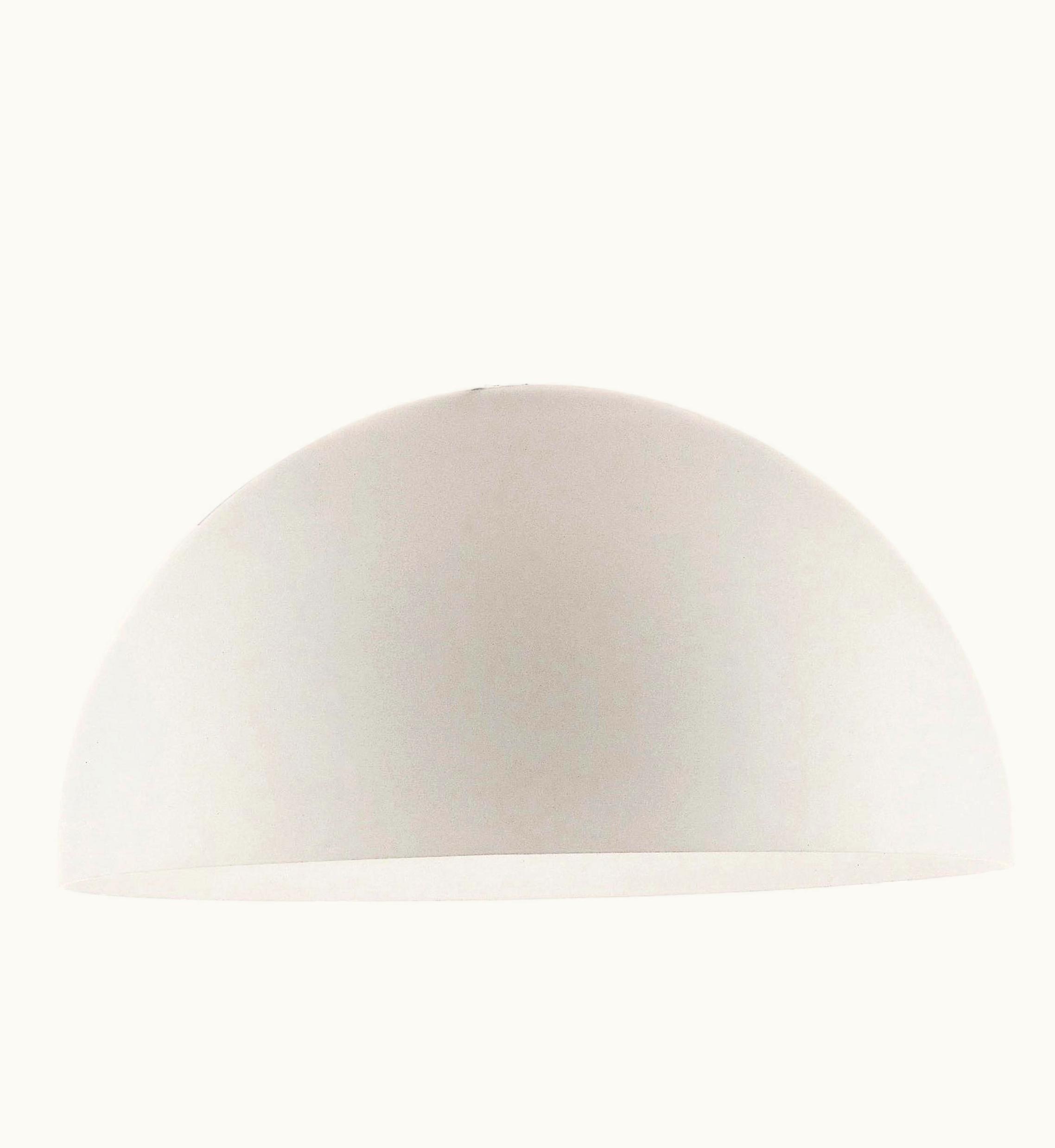 VIco Magistretti VIco Magistretti Suspension Lamps 'Sonora' Large White Opaline Glass By Oluce