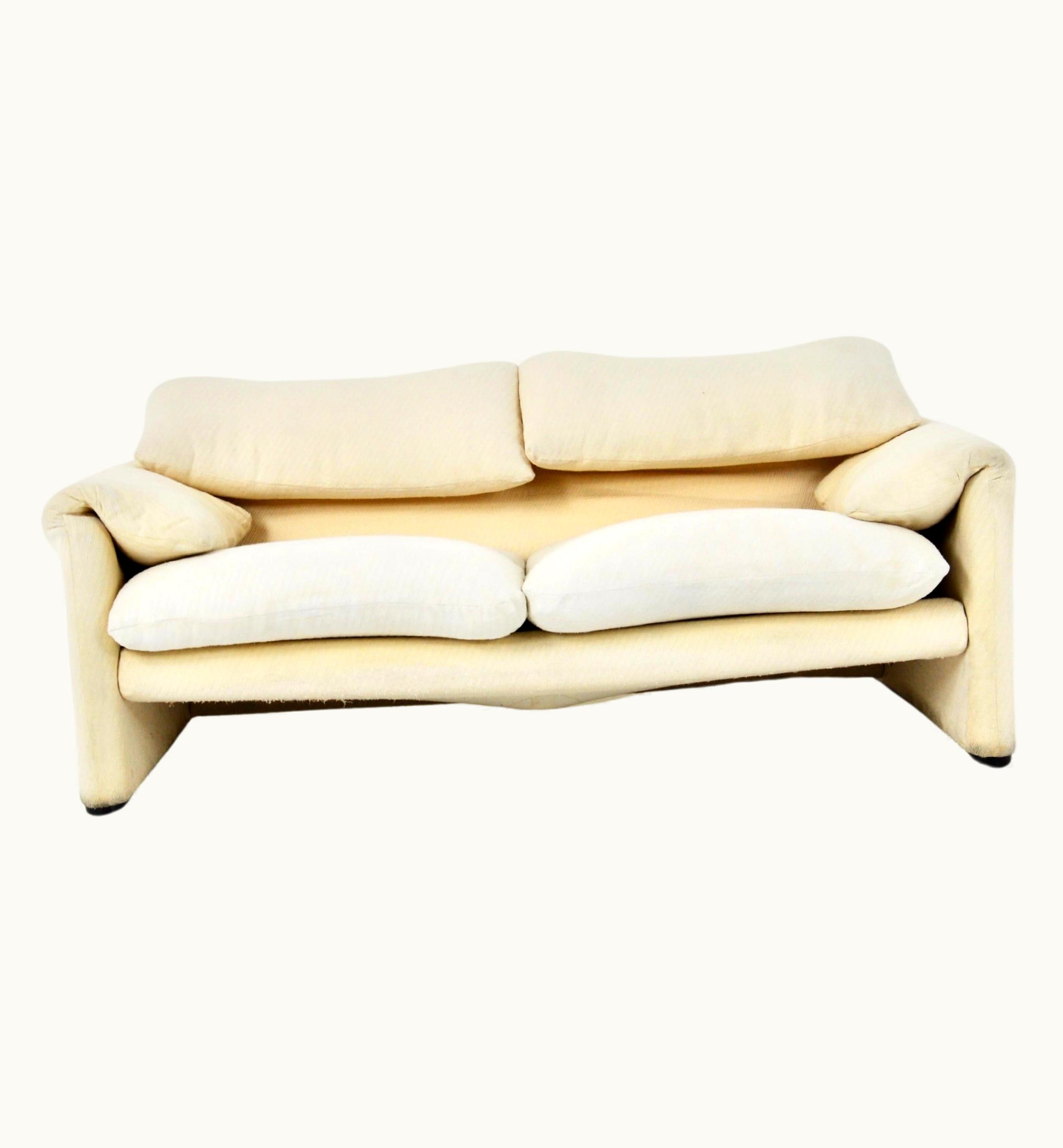 VIco Magistretti VIco Magistretti Maralunga Sofa By VIco Magistretti For Cassina, 1970s UZ0194714