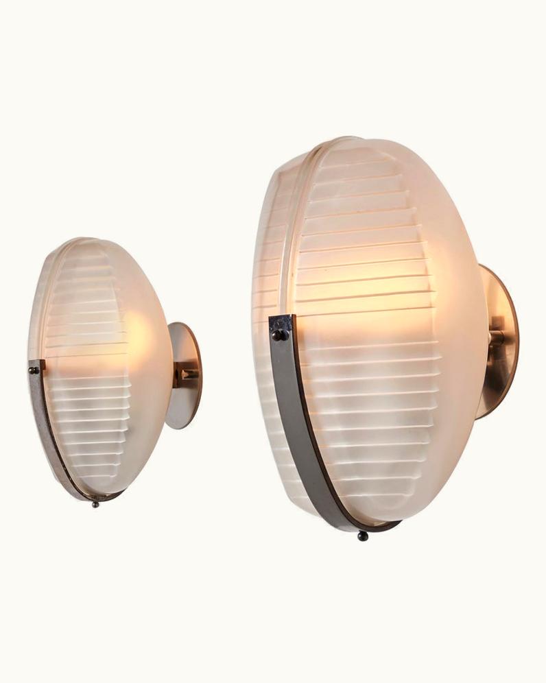VIco Magistretti VIco Magistretti Pairs Of Lambda Sconces By VIco Magistretti For Artemide