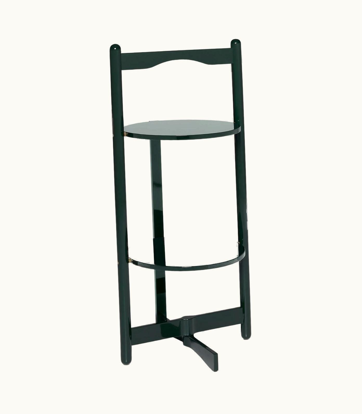 VIco Magistretti VIco Magistretti Acerbis 'Florian' Folding Table In Black Ash Wood