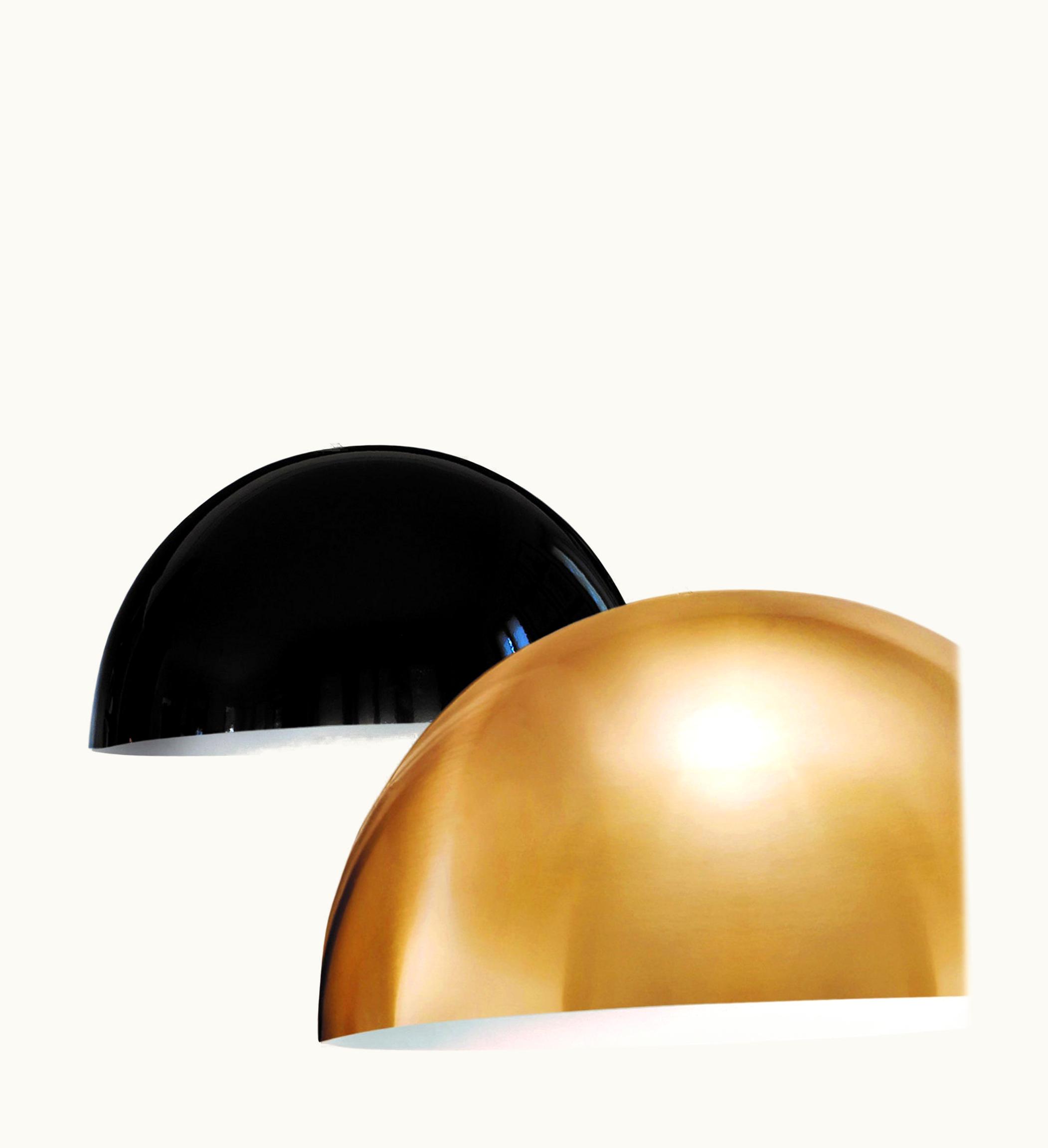 VIco Magistretti VIco Magistretti Sonora Suspension Lamp In Black Gold By VIco Magistretti For Oluce