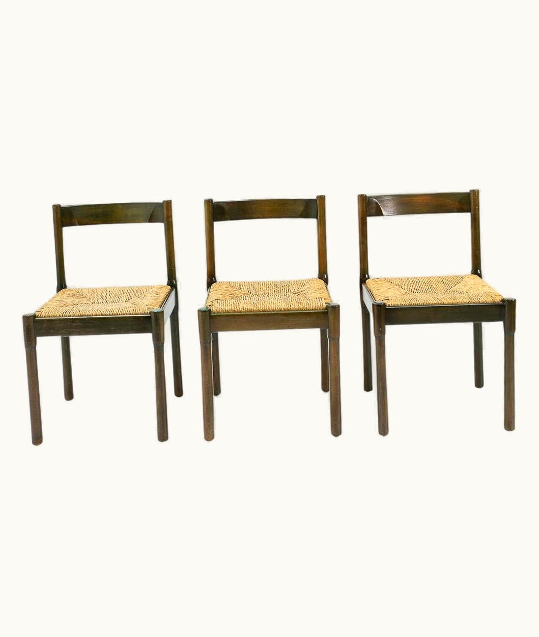 VIco Magistretti VIco Magistretti Carimate Chairs By VIco Magistretti, 1960s