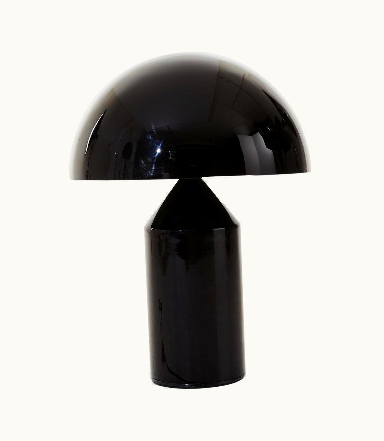 VIco Magistretti VIco Magistretti Metal Black/White Table Lamp Atollo 233 By VIco Magistretti For Oluce UZ0194856