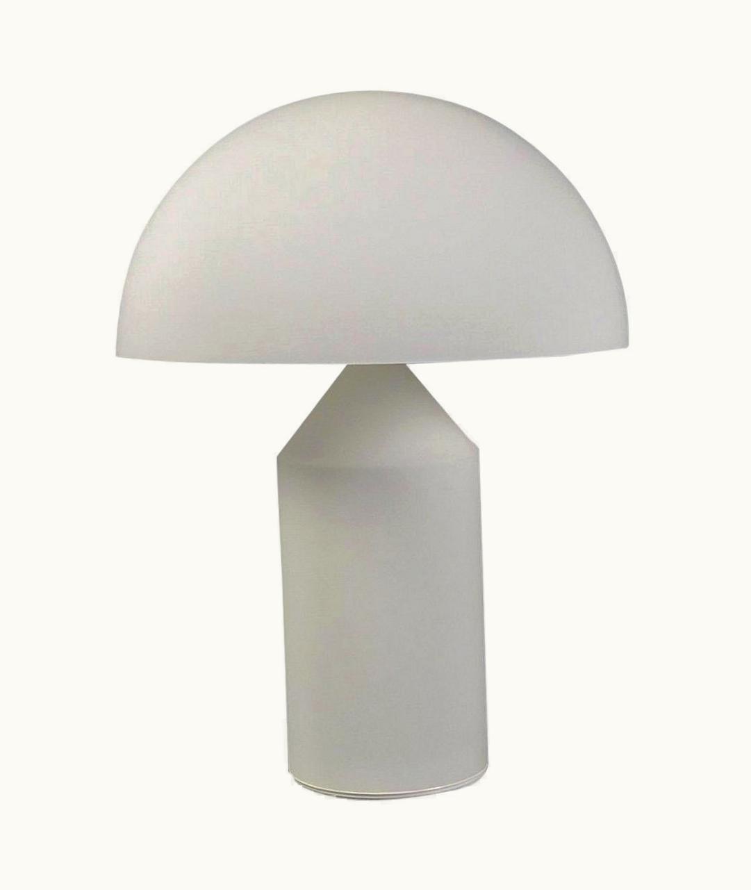 VIco Magistretti VIco Magistretti Glass Table Lamp Atollo 236 By VIco Magistretti For Oluce