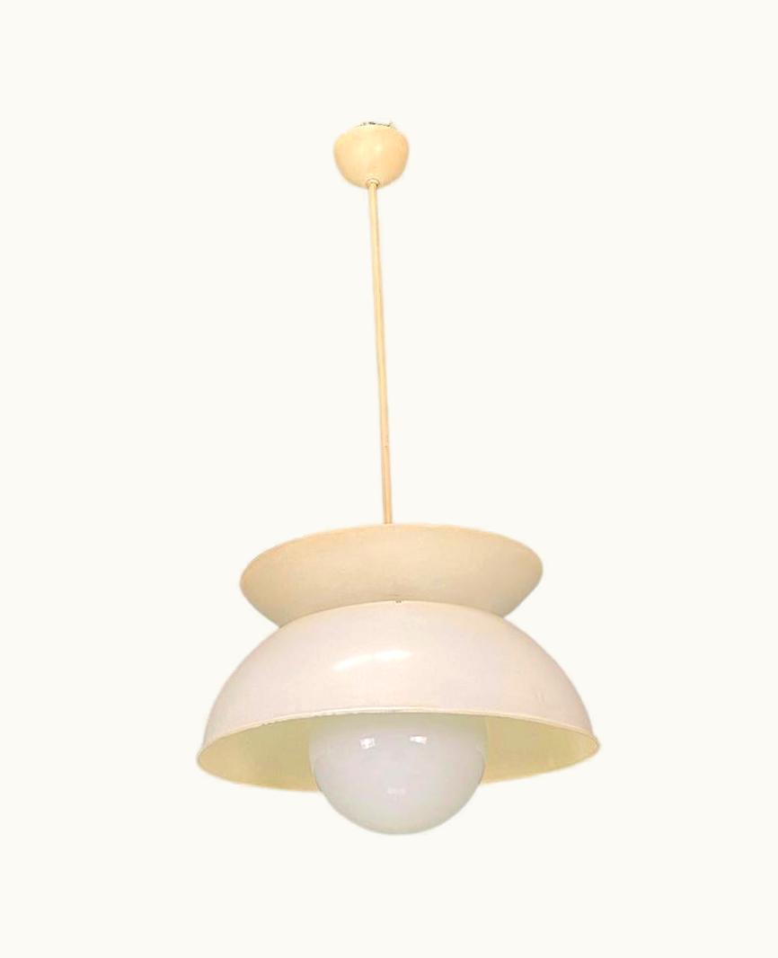 VIco Magistretti VIco Magistretti Italian Mid Century Metal Cetra Chandelier By VIco Magistretti For Artemide 1969 UZ0194916