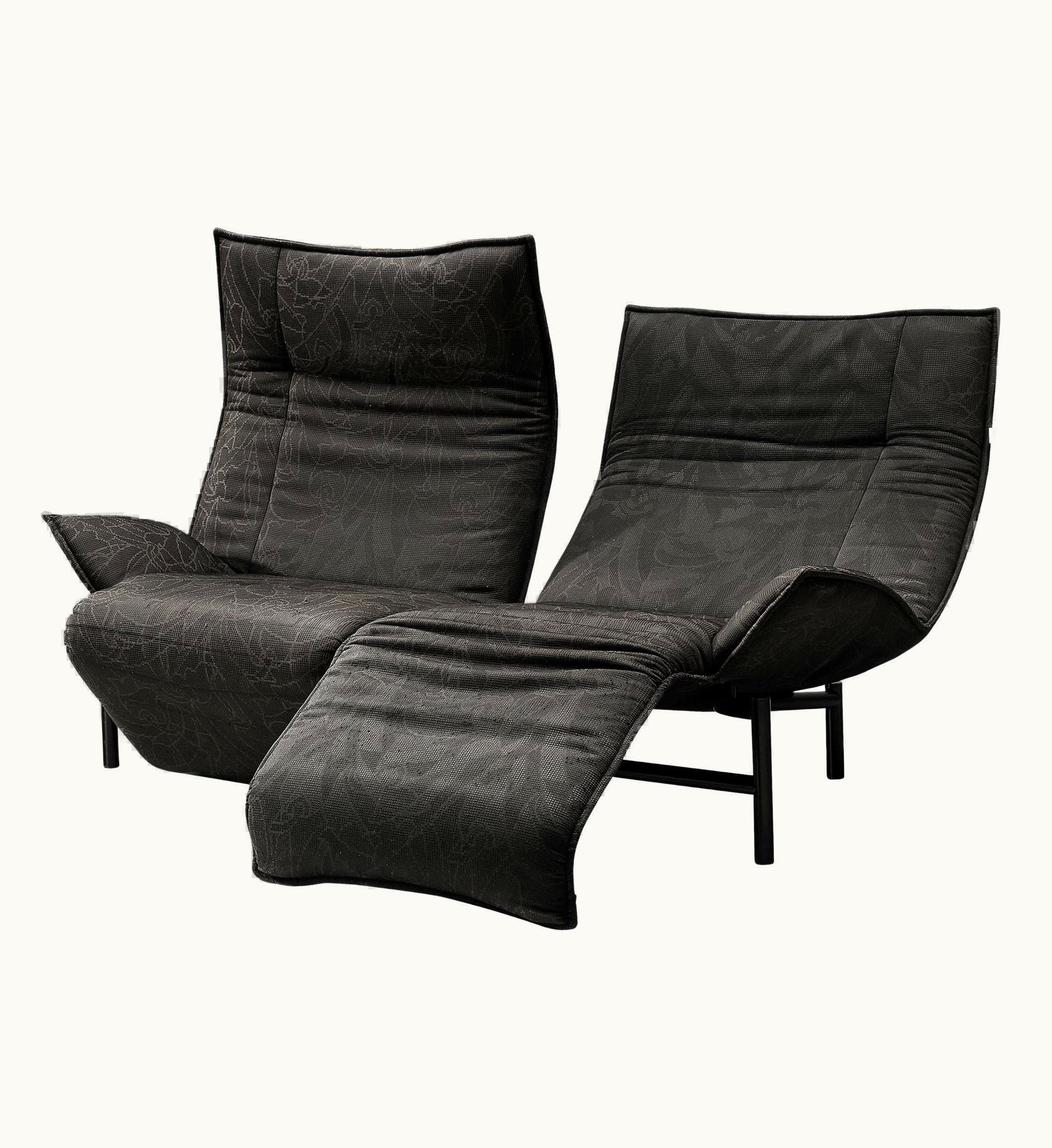 VIco Magistretti VIco Magistretti VIgo Magistretti For Cassina Sofa In Dark Grey Upholstery