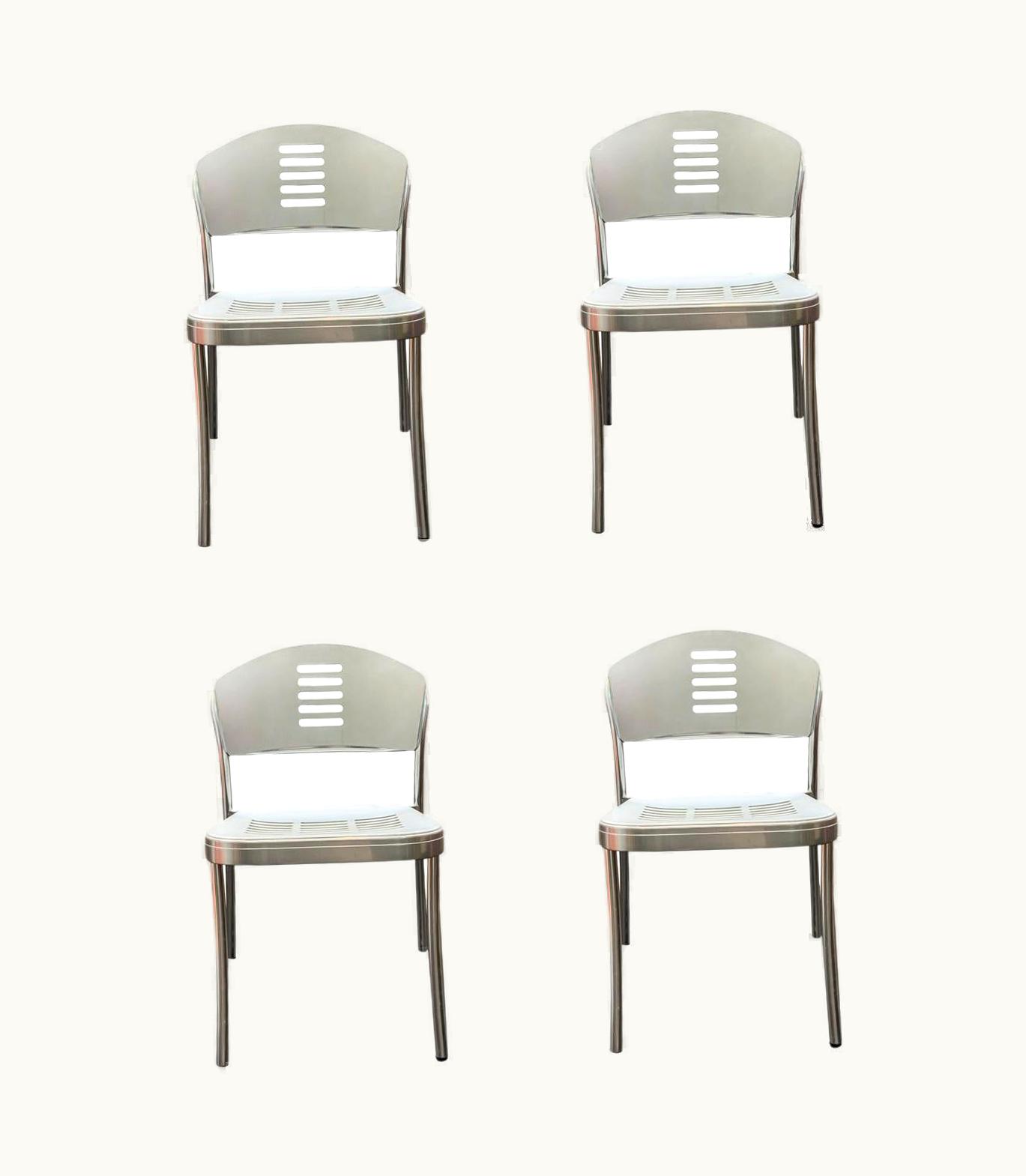 VIco Magistretti VIco Magistretti For Kartell, Set Of Four Chairs, Italy, Circa 1990