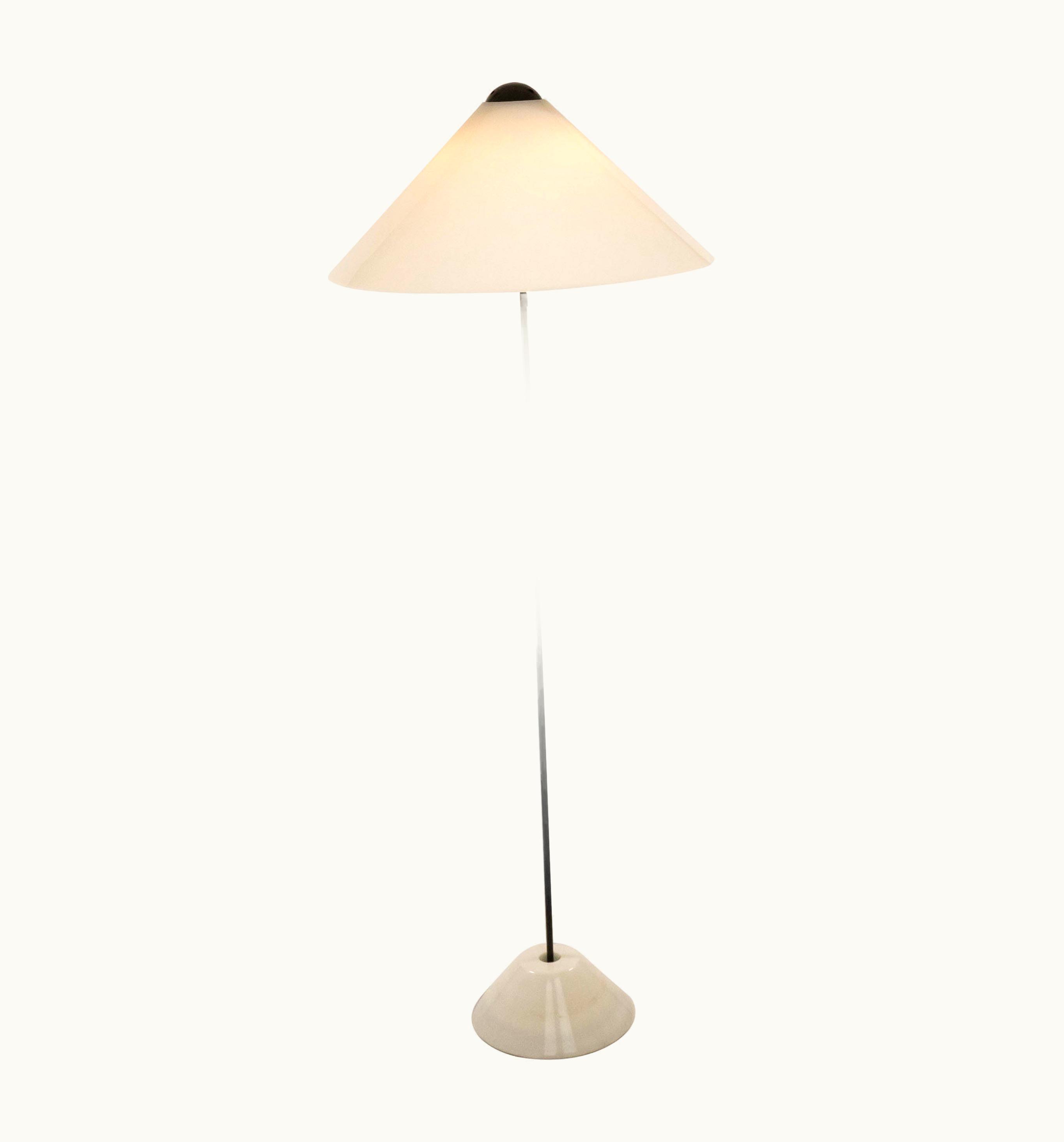 VIco Magistretti VIco Magistretti Snow Floor Lamp By VIco Magistretti For O-Luce, 1970s