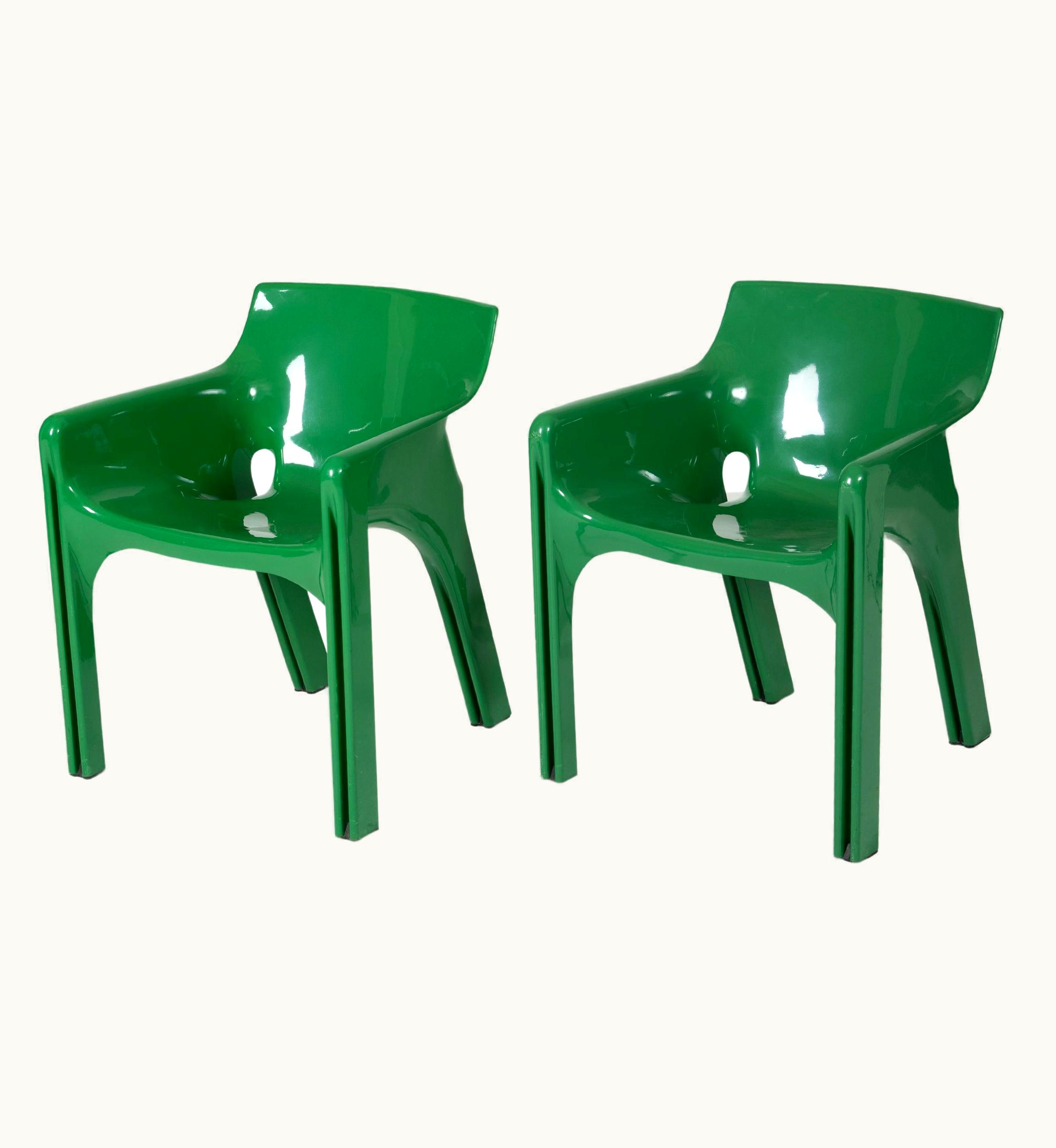 VIco Magistretti VIco Magistretti Pair Of Gaudi Chairs By VIco Magistretti For Artemide, 1970s