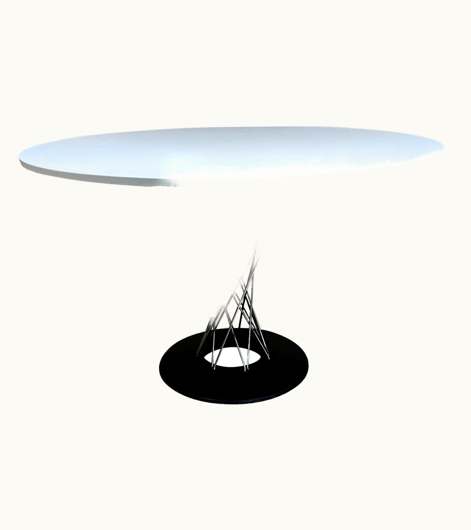 Isamu Noguchi Isamu Noguchi 1957 Original Mod Cyclone Dining Table Isamu Noguchi For Knoll + New Top