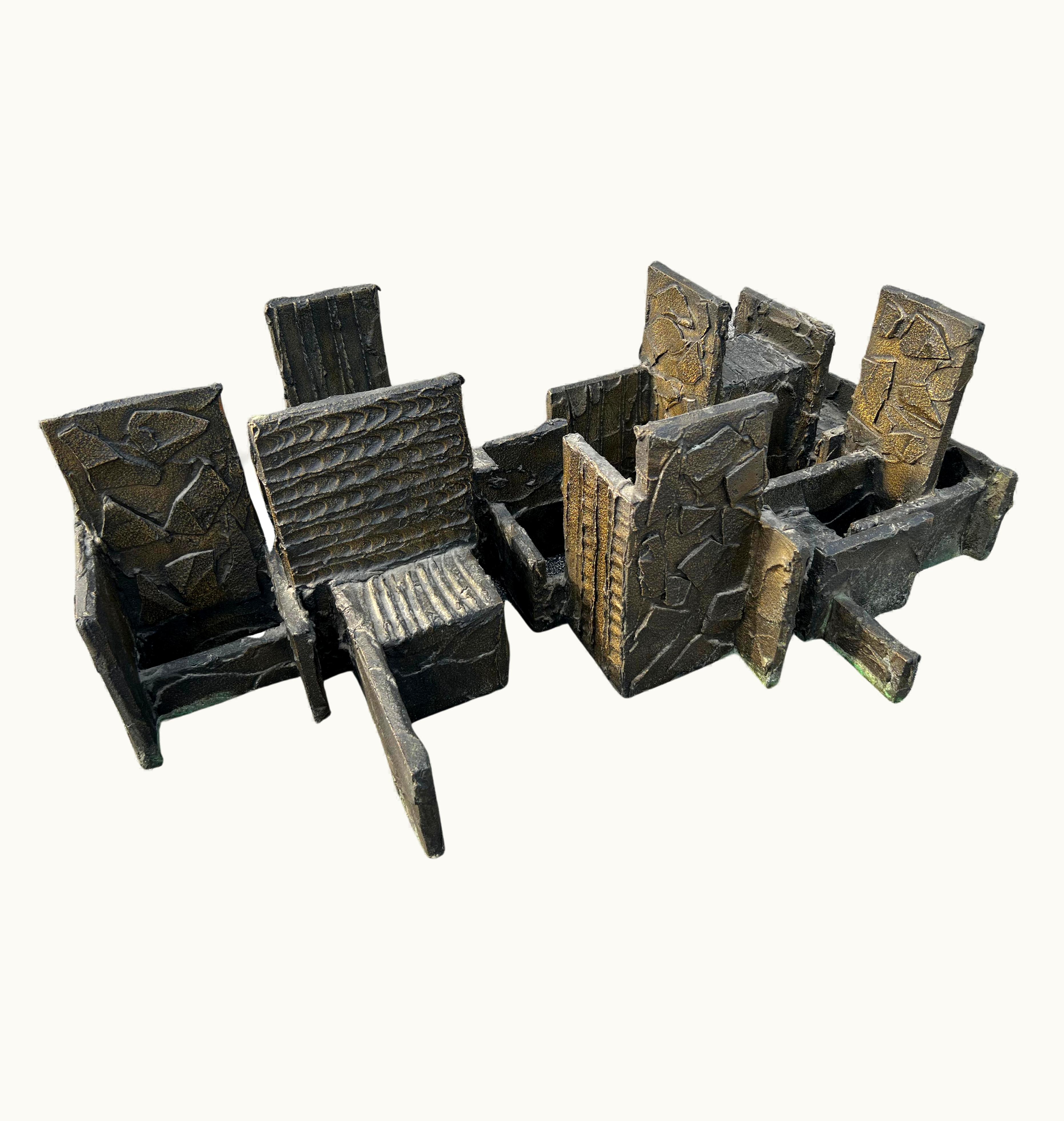 Paul Evans Paul Evans Sculpted Bronze Coffee Table UZ0195246