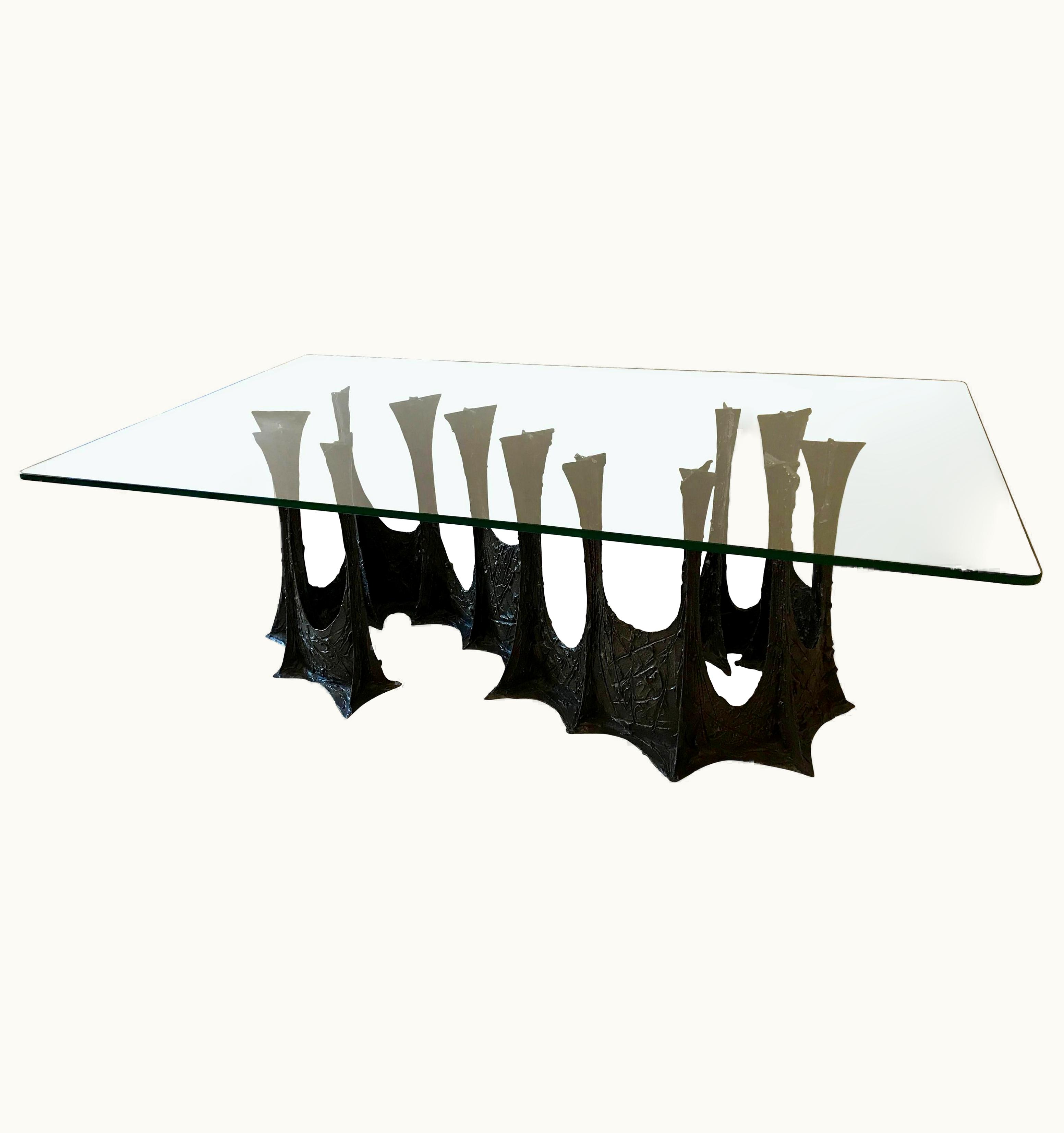 Paul Evans Paul Evans Stalagmite Bronze & Resin Dining Table, Brutalist, PRICED TO SELL!