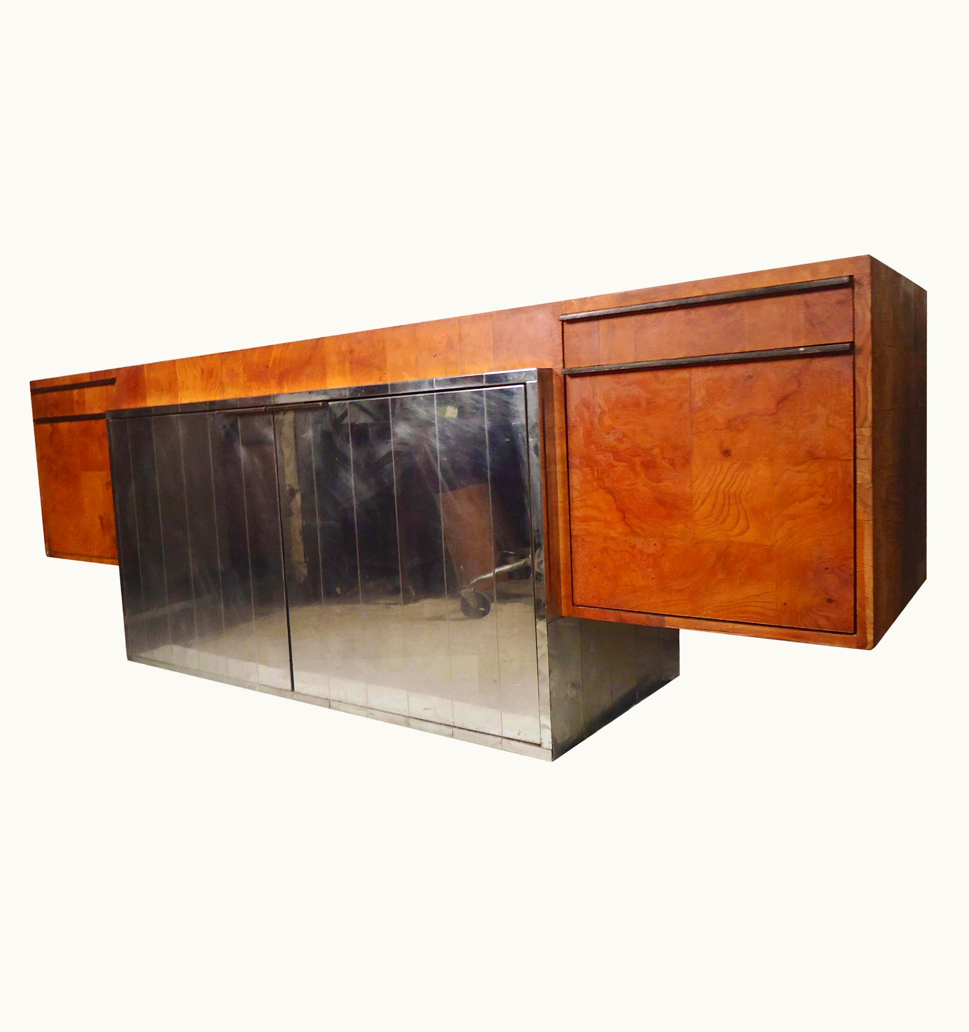Paul Evans Paul Evans Burl Wood Credenza