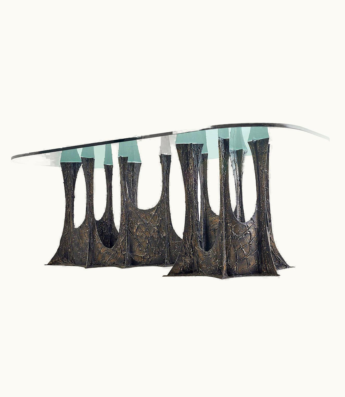 Paul Evans Paul Evans 1969 Stalagmite Signed Dining Table