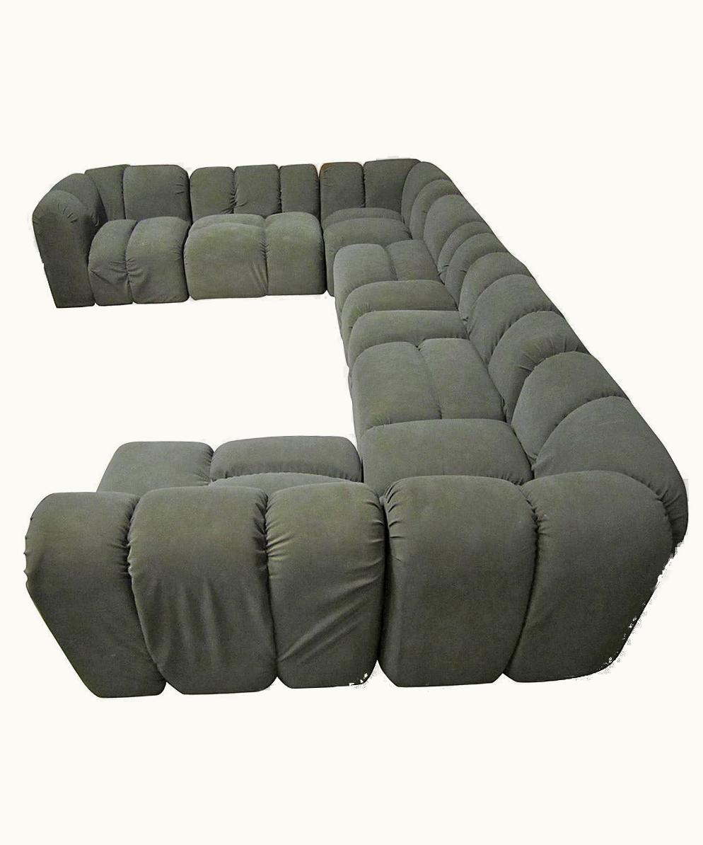 Paul Evans Paul Evans Mid-Century Modern Seven-Piece Signed Paul Evans Sectional Sofa