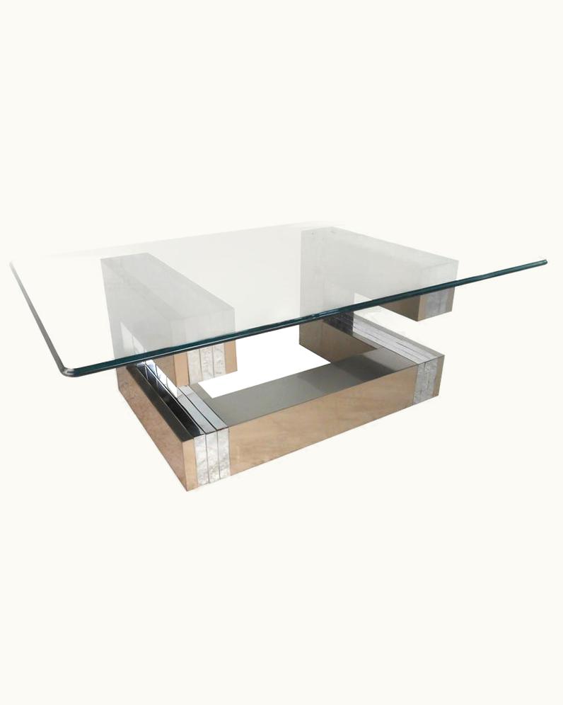 Paul Evans Paul Evans Modern Cityscape Style Coffee Table After Paul Evans
