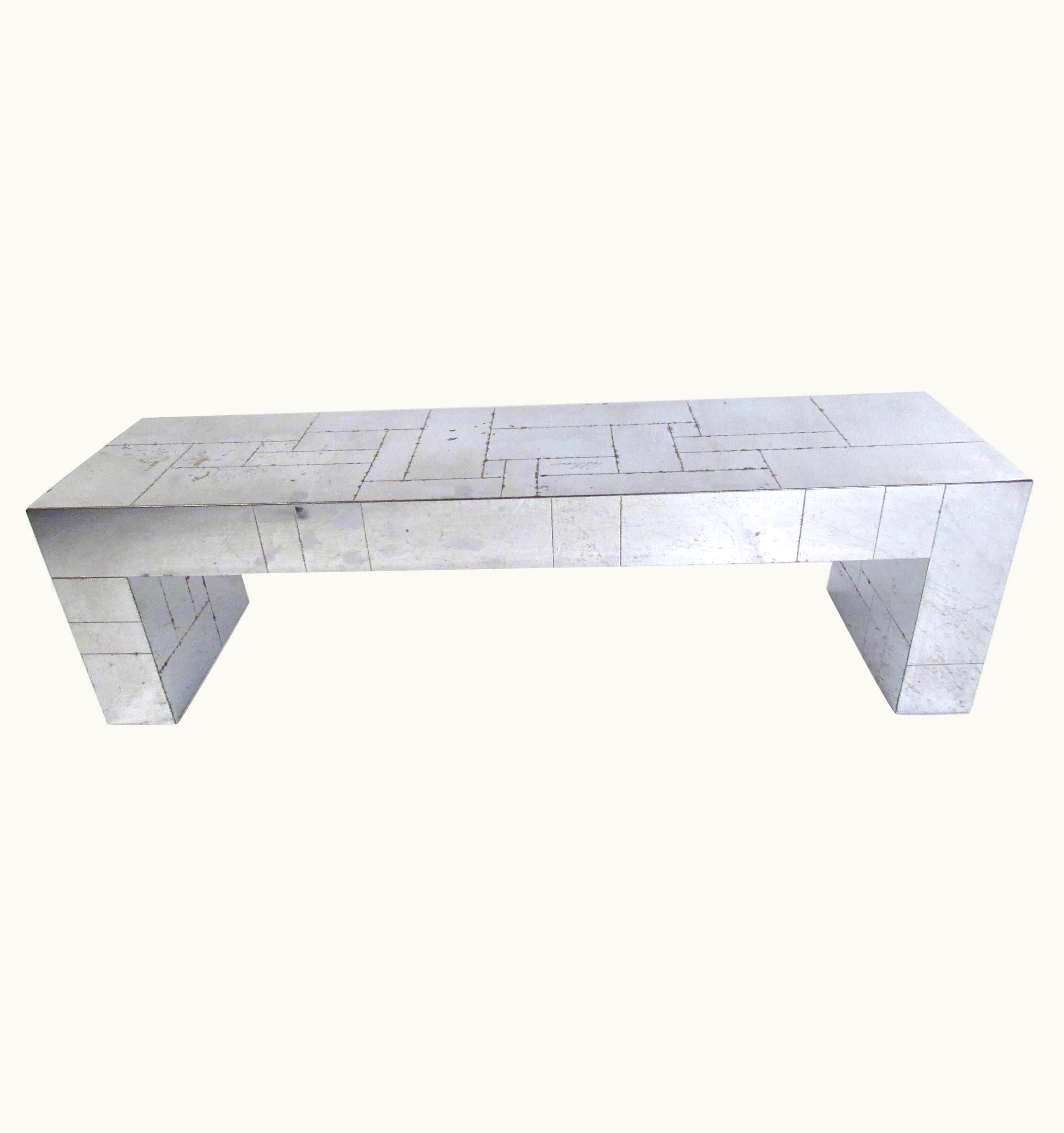 Paul Evans Paul Evans Cityscape Patchwork Wall Console, Signed