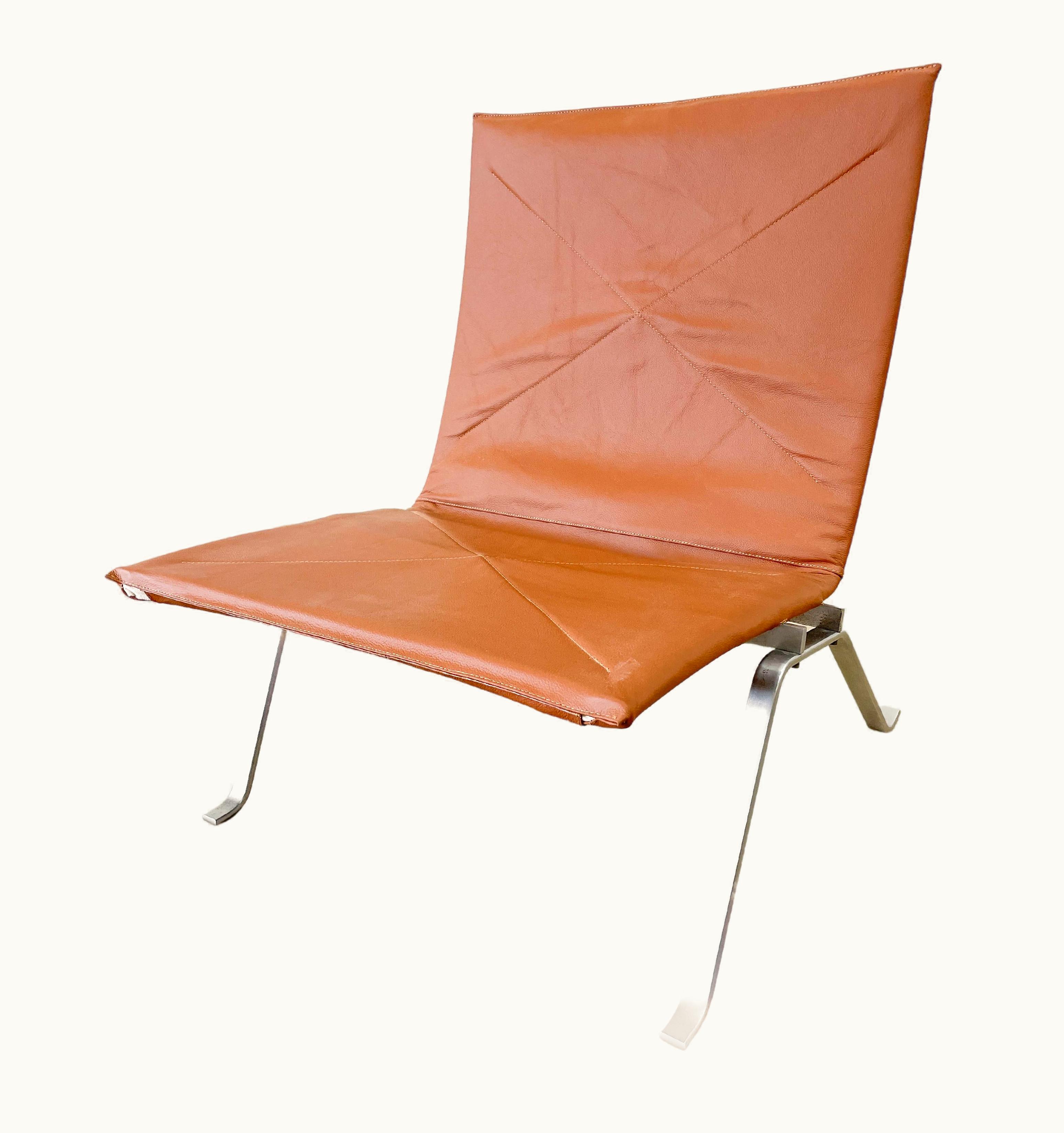 Poul Kjærholm Poul Kjaerholm PK22 Lounge Chair In Leather