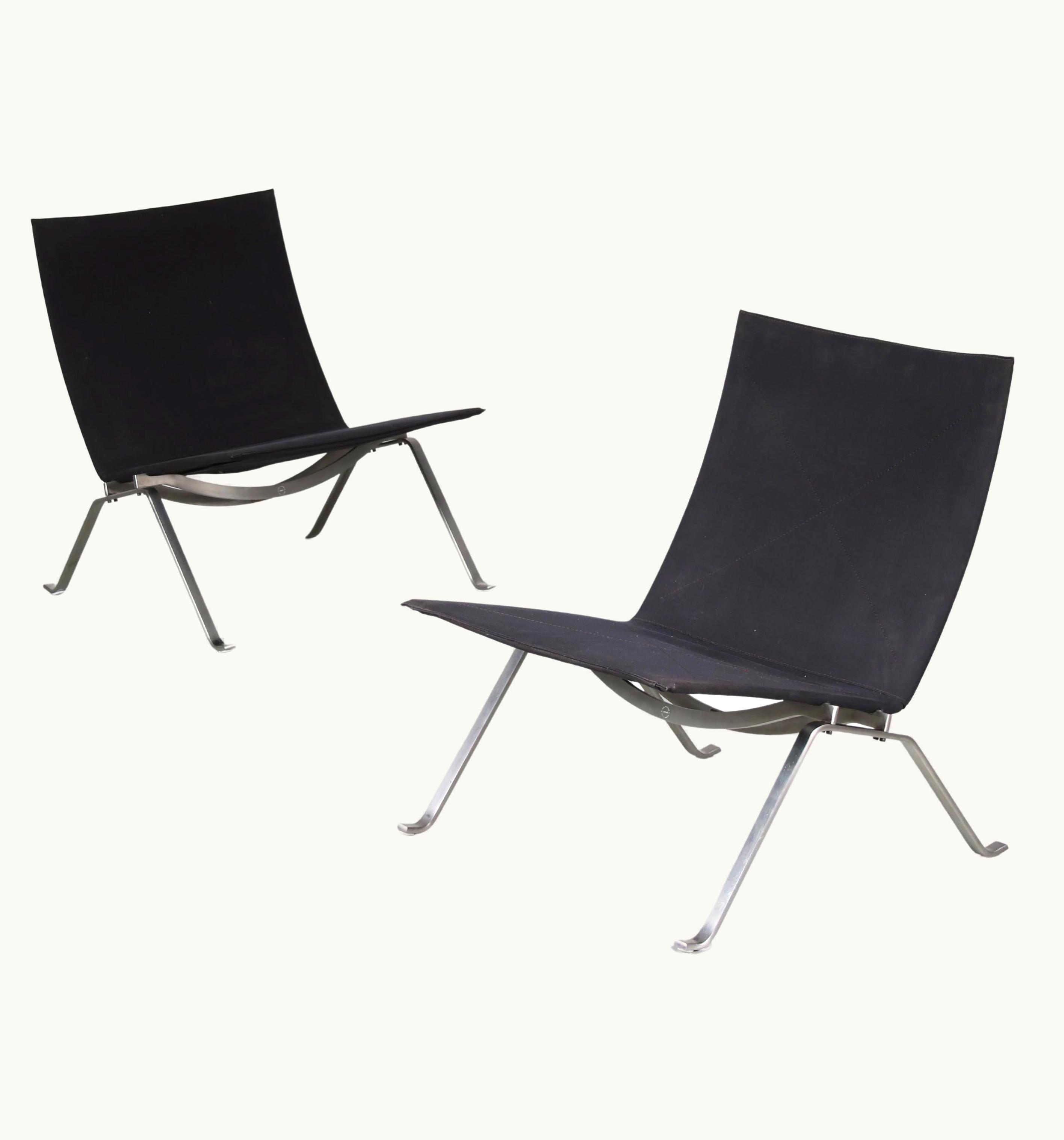 Poul Kjærholm Poul Kjærholm Pair Of PK22 Chairs By Poul Kjaerholm For Fritz Hansen, Denmark, 2010