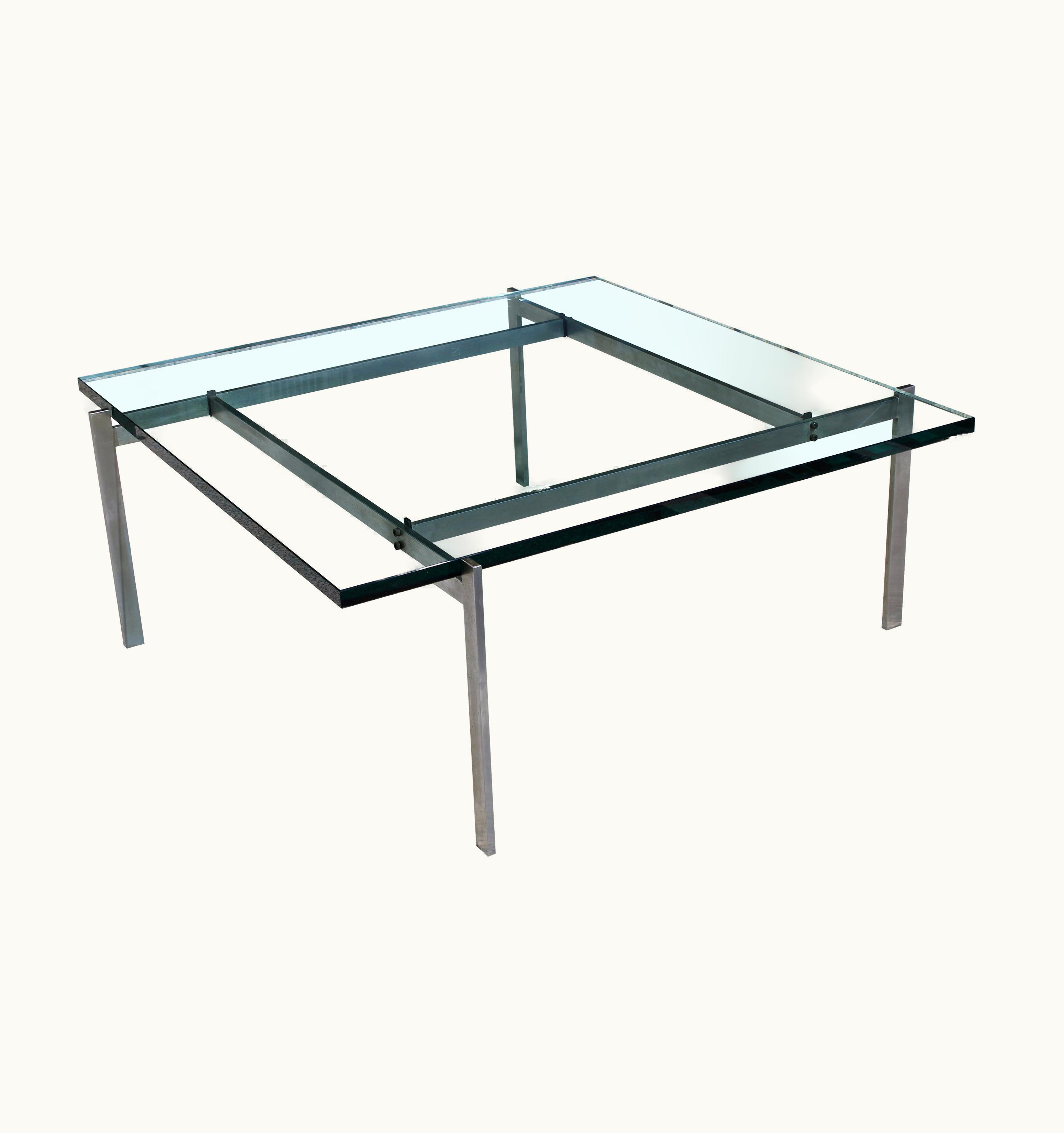 Poul Kjærholm Poul Kjærholm PK-61 Glass Table By Poul Kjaerholm For E. Kold Christensen