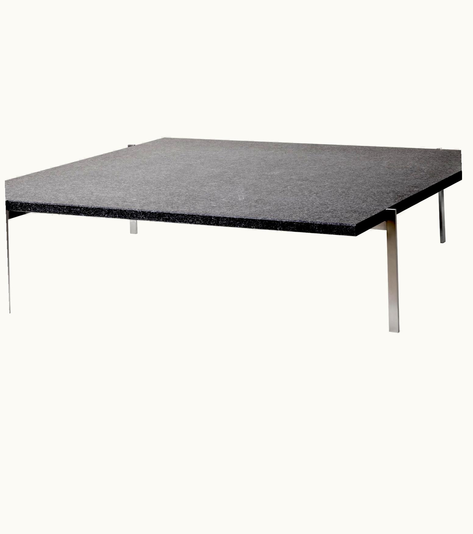 Poul Kjærholm Poul Kjærholm PK61 Dark Granite Coffee Table, Fritz Hansen, Denmark, 1956, 2008