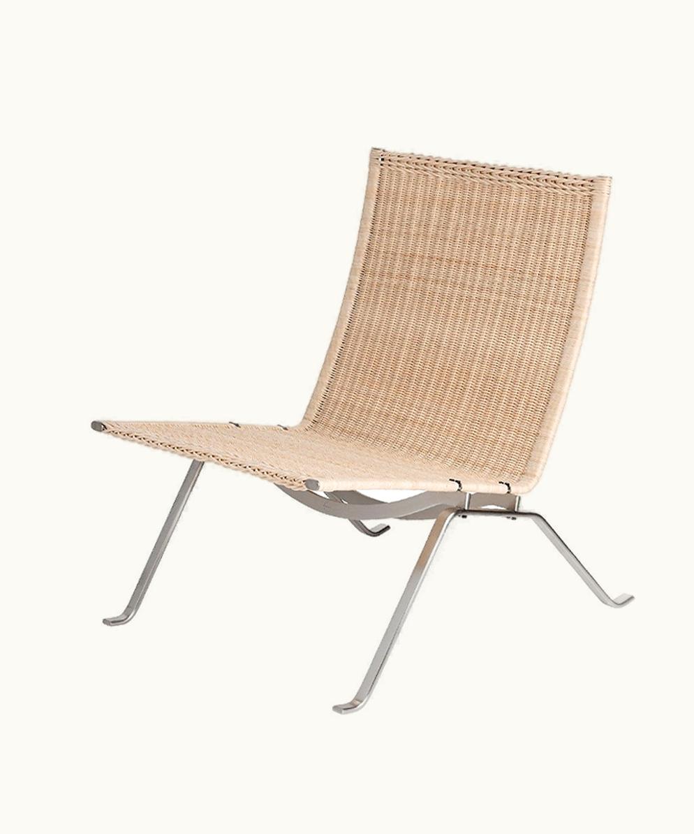 Poul Kjærholm Poul Kjærholm Fauteuil Lounge Pk-22, Poul Kjærholm Pour Fritz Hansen