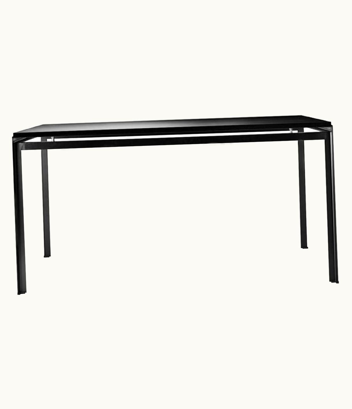 Poul Kjærholm Poul Kjærholm PK52 Professor Desk In Oak Painted Black With Black Steel Base By Poul Kjaerholm