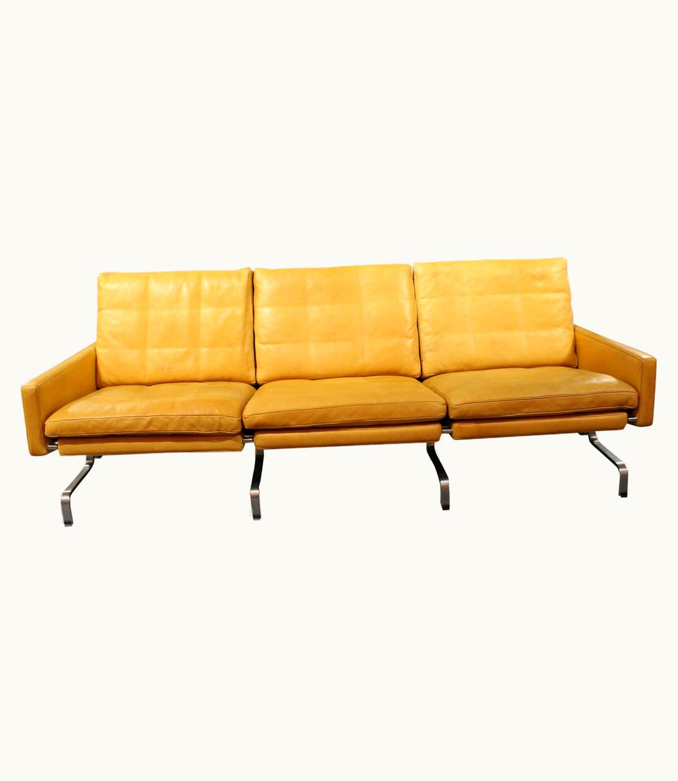 Poul Kjærholm Poul Kjærholm 3 Seater Sofa, Model PK31/3, By Poul Kjærholm And Fritz Hansen, 1997