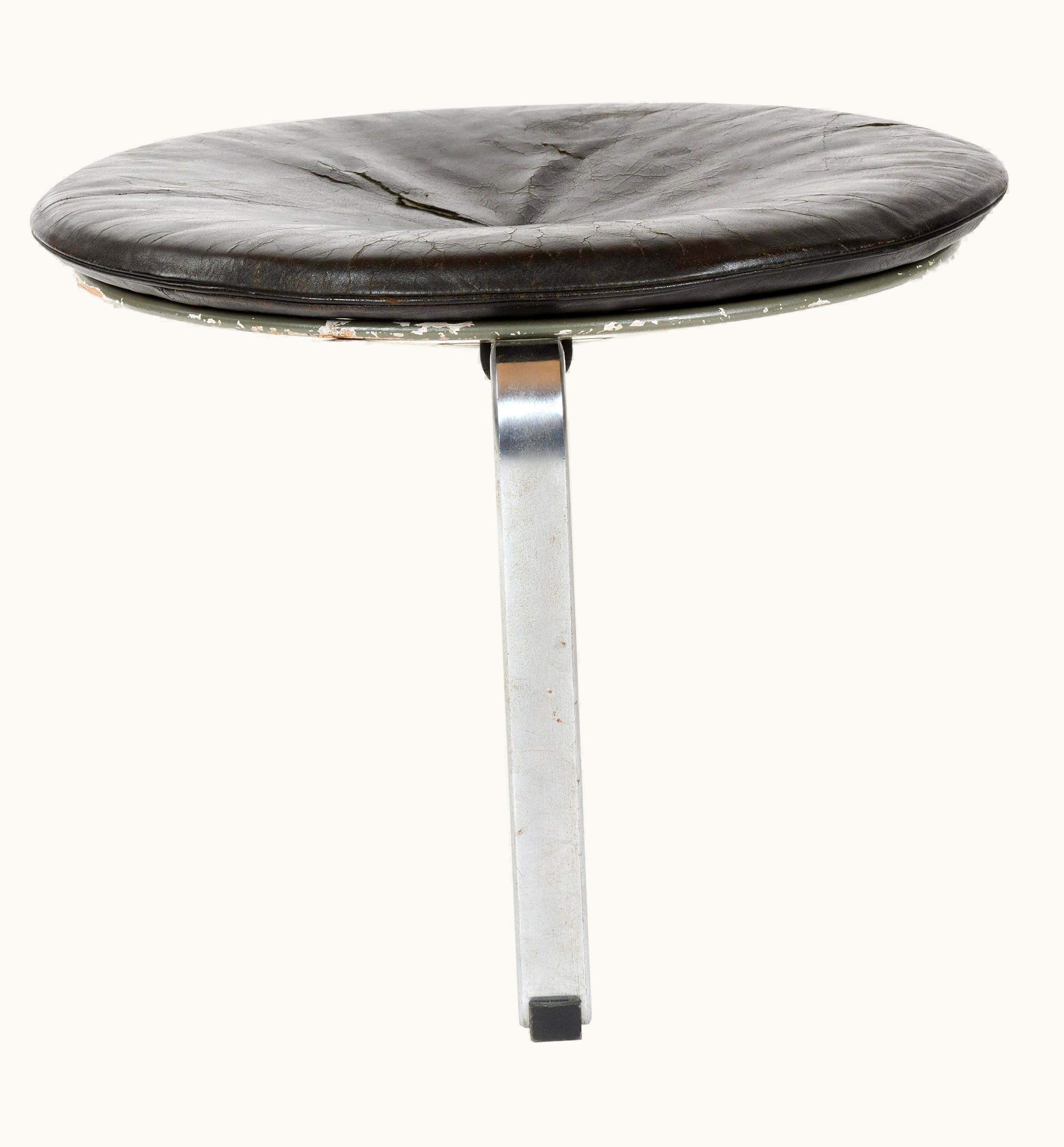 Poul Kjærholm Poul Kjærholm 1950s PK33 Stool By Poul Kjaerholm For E. Kold Christensen