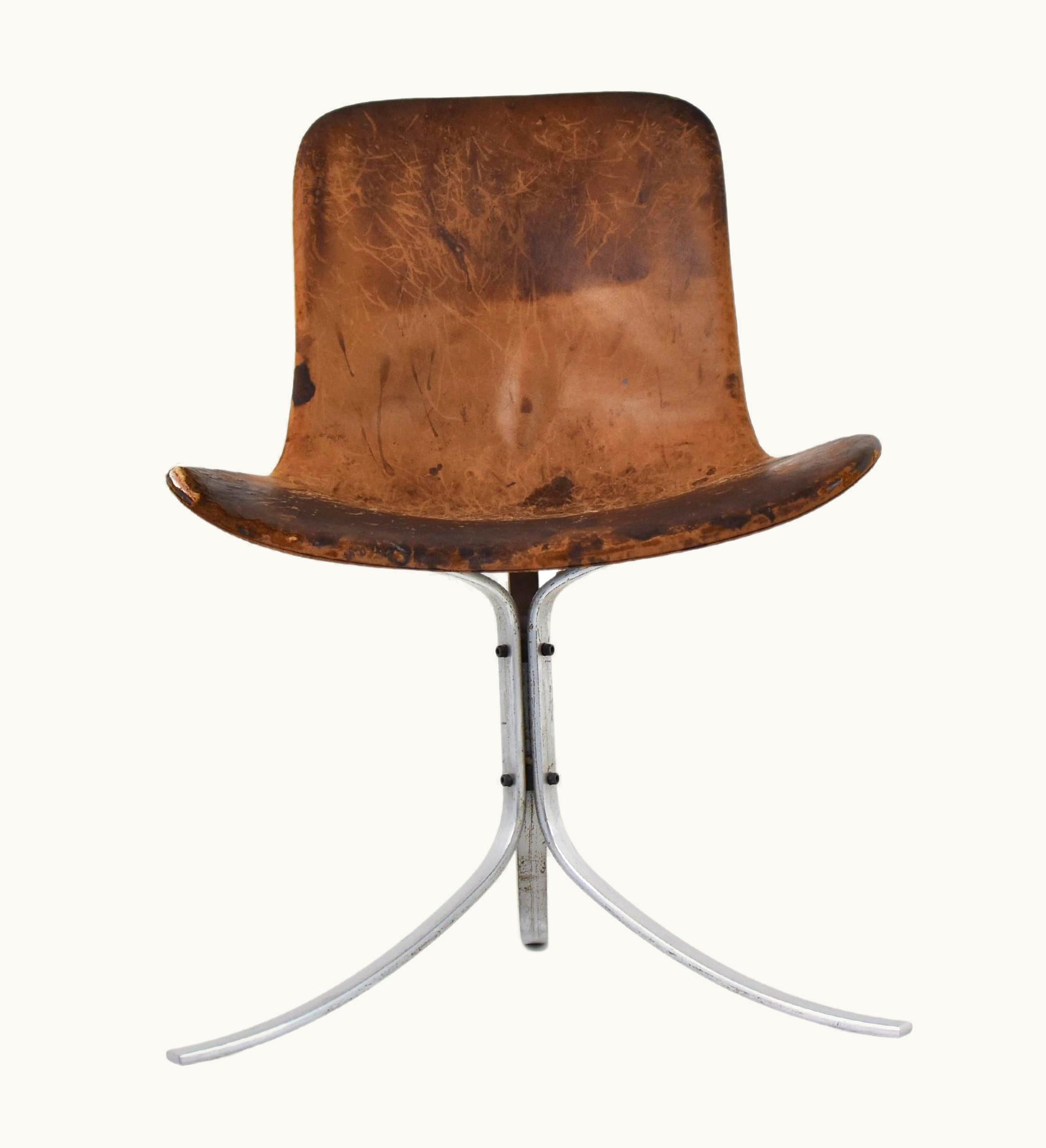 Poul Kjærholm Poul Kjærholm First Edition PK9 Tulip Chair By Poul Kjaerholm For E. Kold Christensen, DK 1961