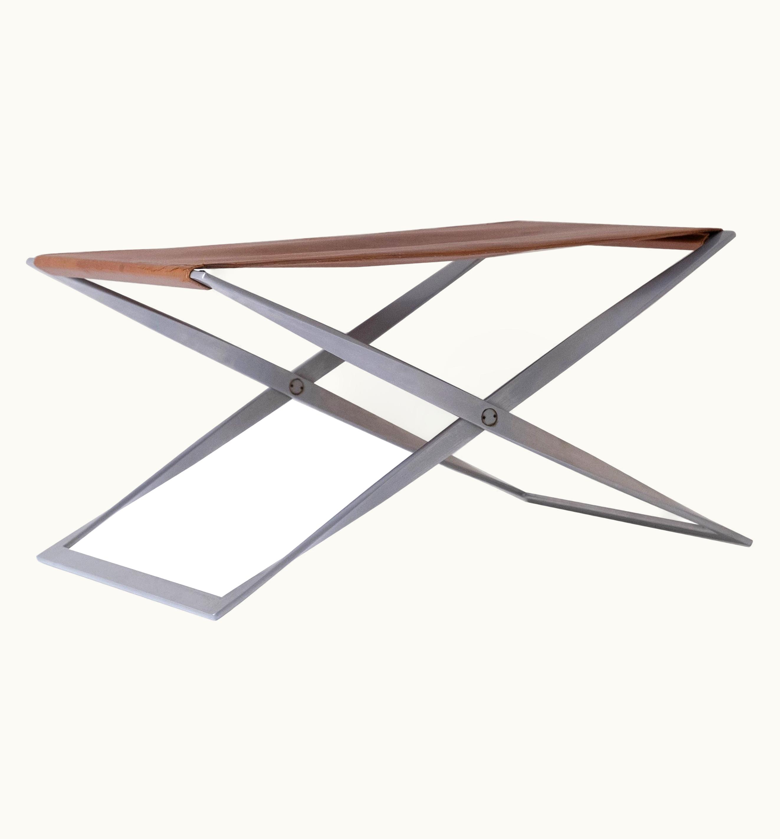 Poul Kjærholm Poul Kjærholm Iconic Pk 91 Folding Stool By Poul Kjærholm For By E. Kold Christensen, DK 1961