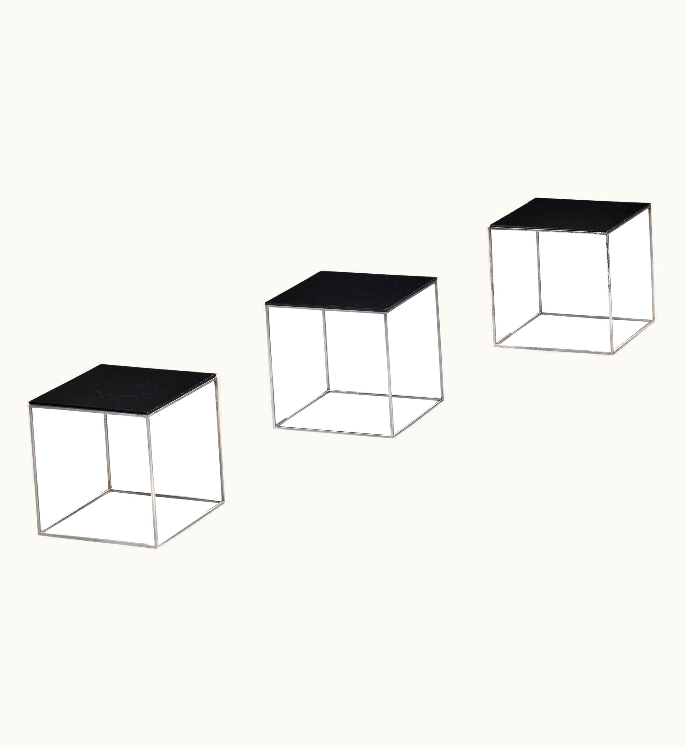 Poul Kjærholm Poul Kjærholm Set Of Nesting Tables In Steel