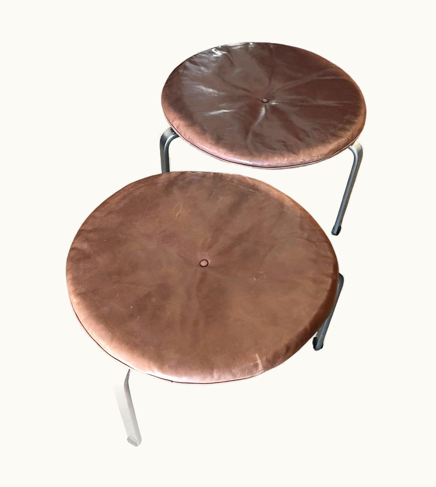 Poul Kjærholm Poul Kjærholm PK33 Stools By E. Kold Christensen Denmark