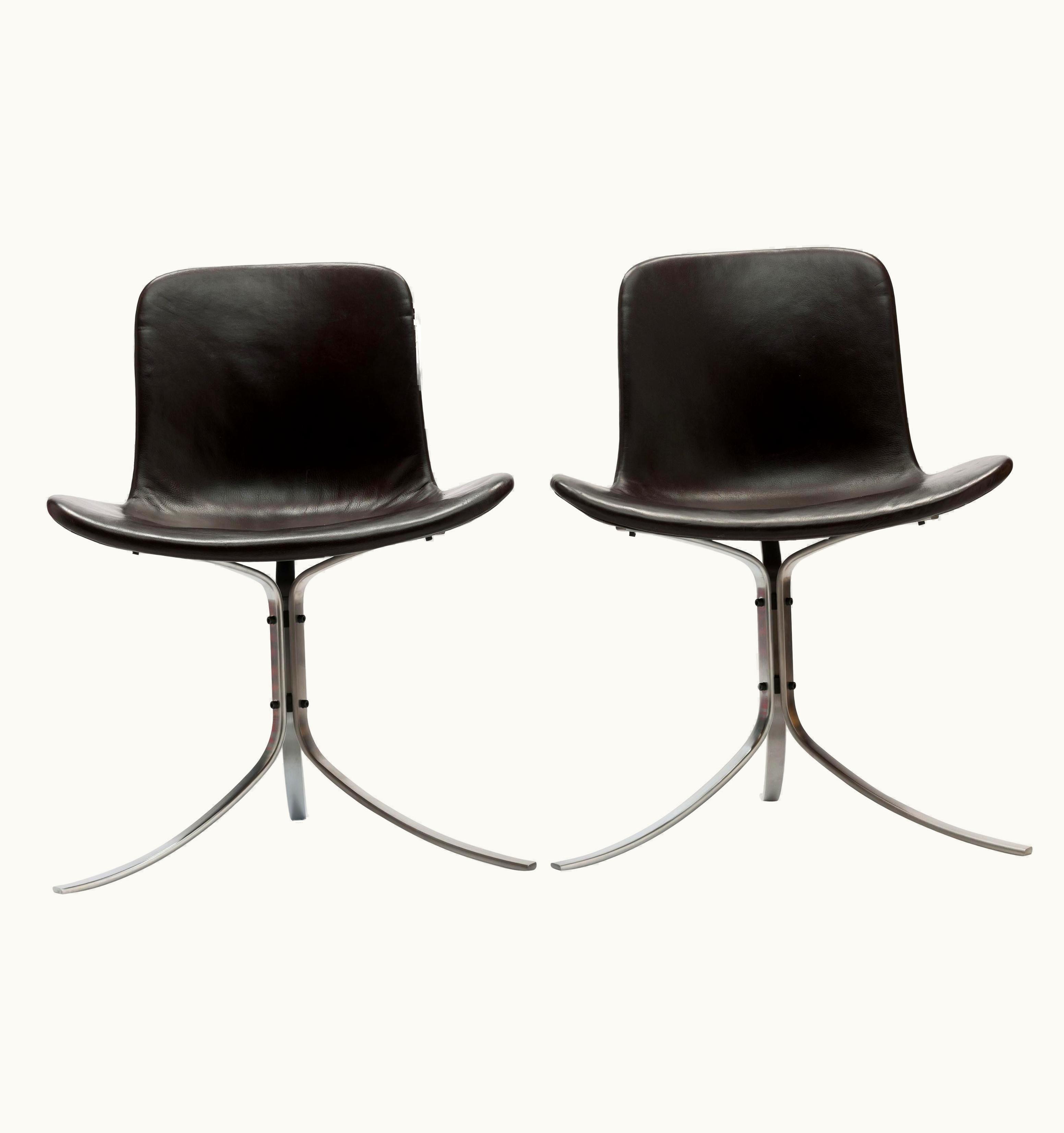 Poul Kjærholm Poul Kjaerholm PK9 Chair By Ejvind Kold Christensen Denmark