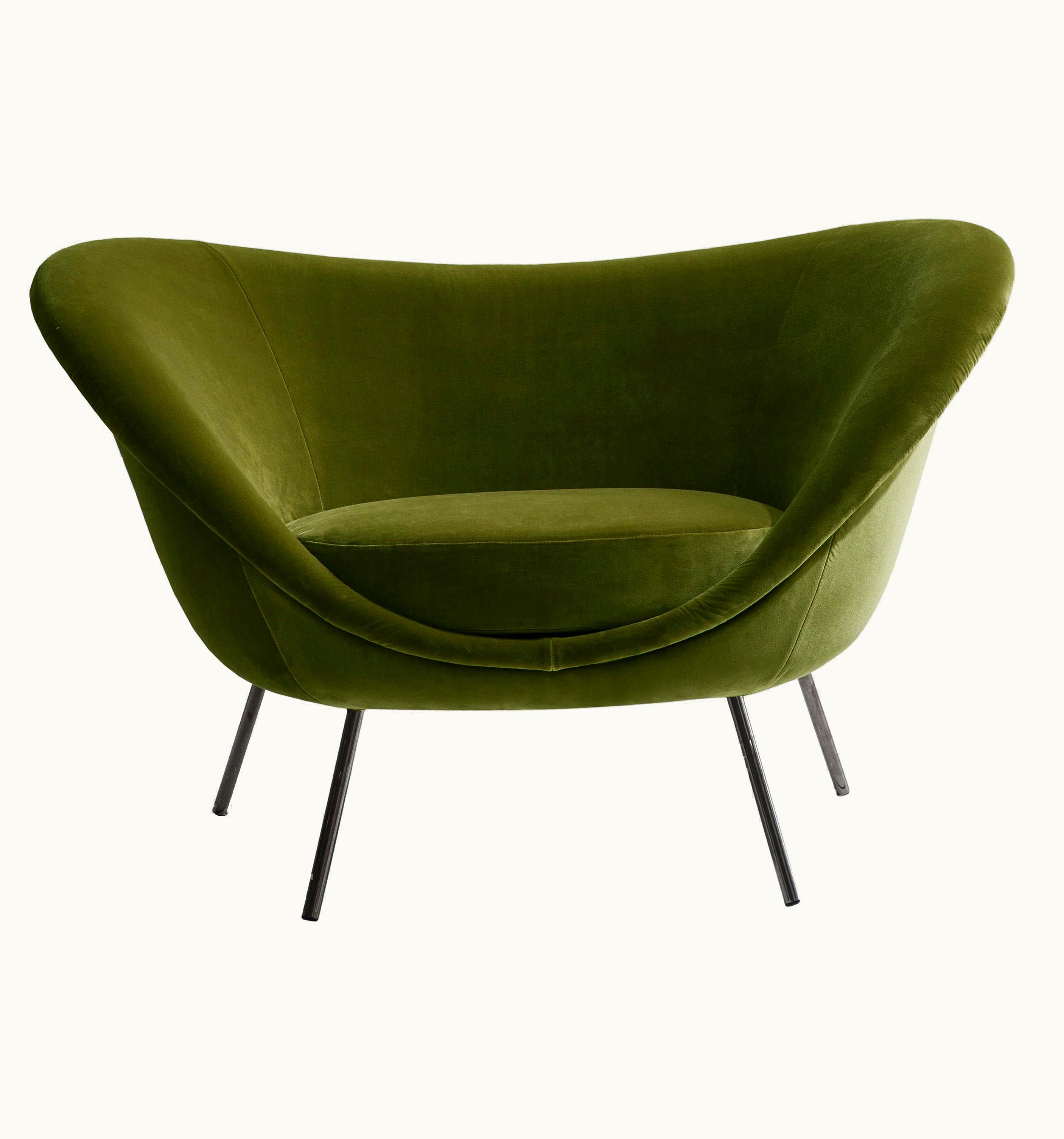 Gio Ponti Gio Ponti Armchair In Velvet Molteni&C By Gio Ponti D.154.2 - Made In Italy