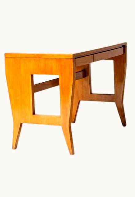 Gio Ponti Gio Ponti Gio Ponti's Desk In Blond Wood With Original Wood Top