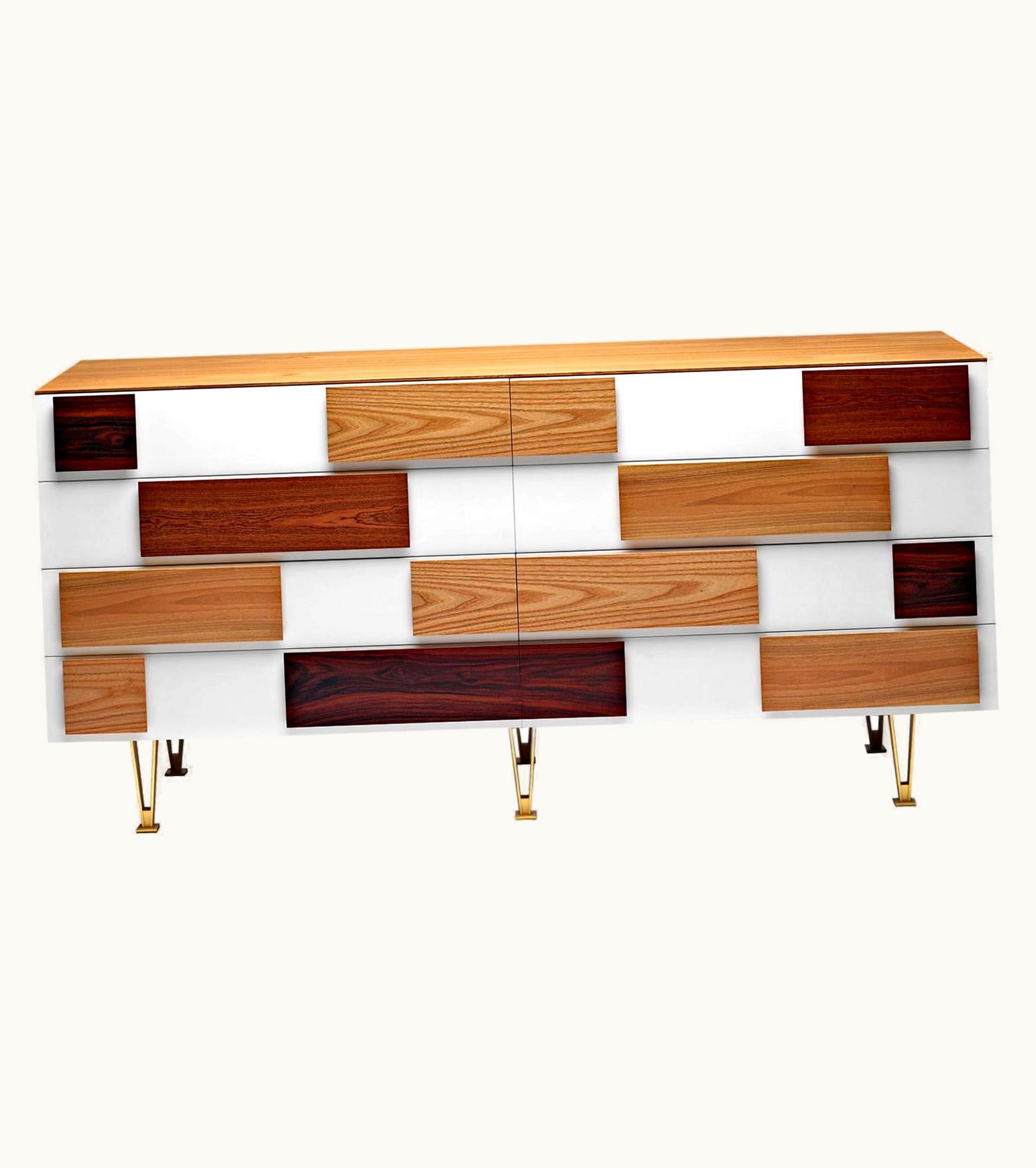 Gio Ponti Gio Ponti Large Chest Of Drawers In Italian Walnut Molteni&C By Gio Ponti - D.655.1