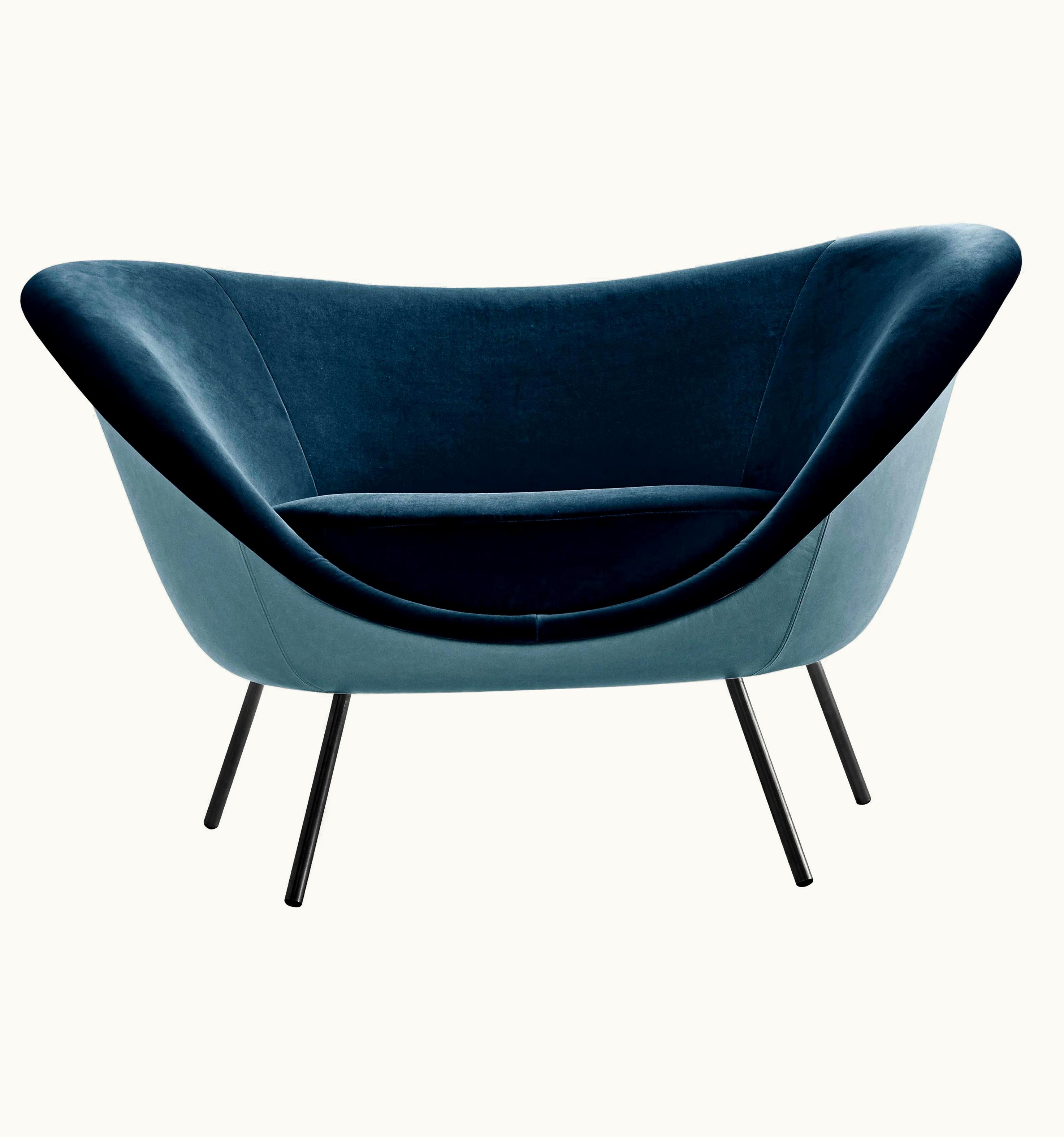 Gio Ponti Gio Ponti D.154.2 Armchair In Leather Molteni&C By Gio Ponti - Made In Italy