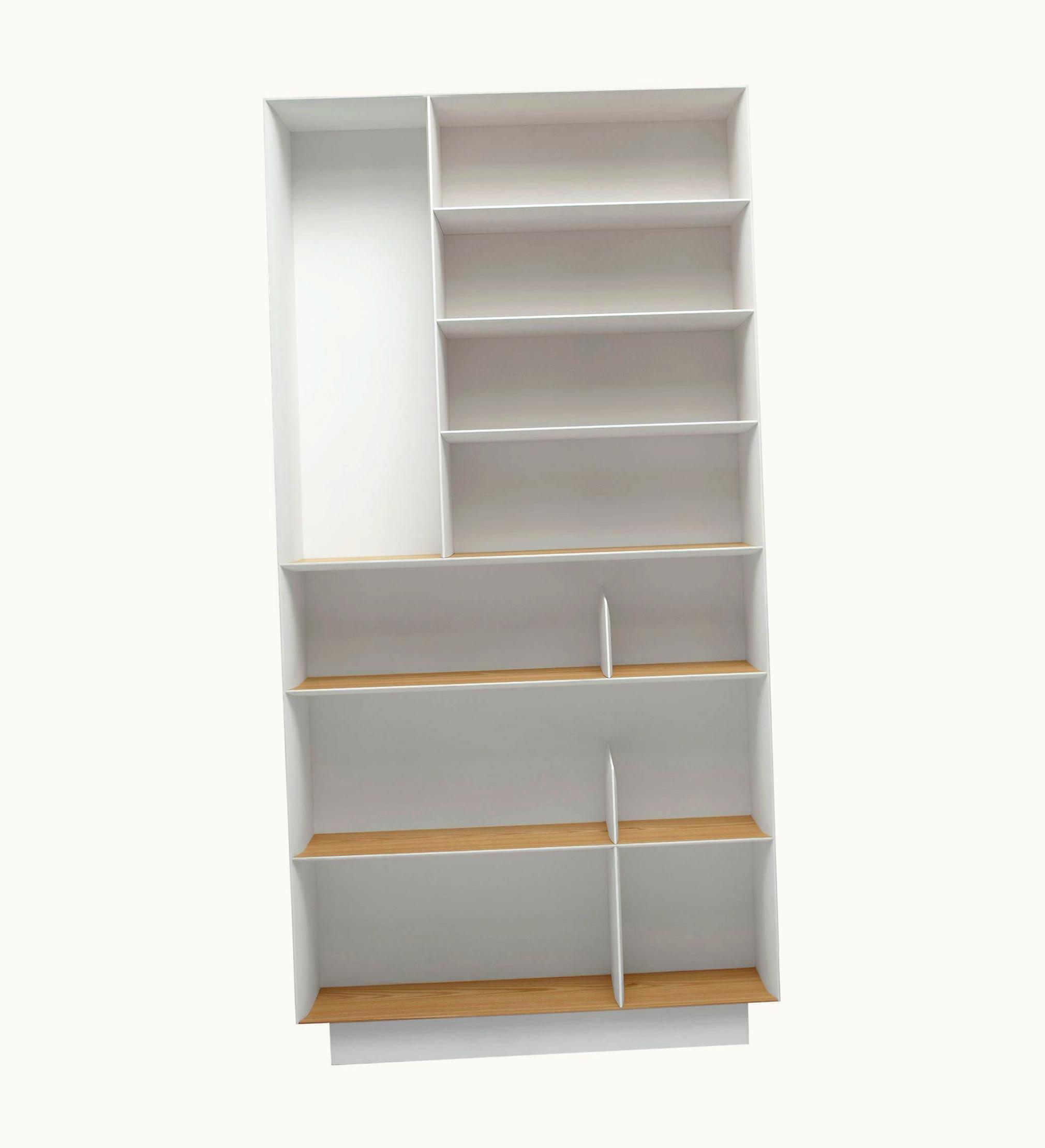 Gio Ponti Gio Ponti Hand Painted White Bookcase Molteni&C By Gio Ponti - D.357.1 - Made In Italy