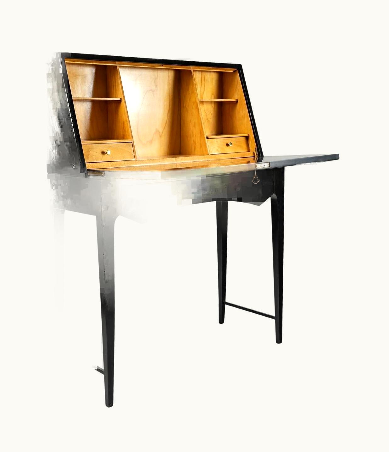 Gio Ponti Gio Ponti 1950 Elegant Italian Secretary By Gio Ponti