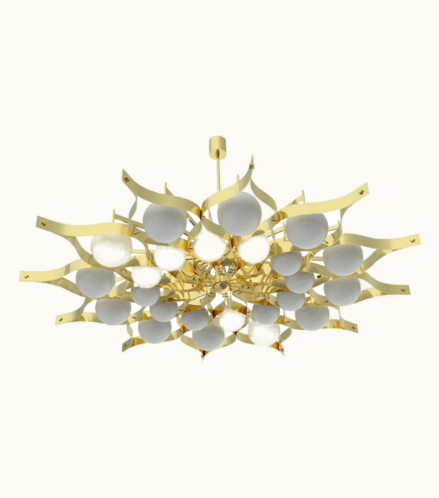 Gio Ponti Gio Ponti 21st Century Pavone Large Pendant Lamp, Dimmable, Gio Ponti, 2019, Italy