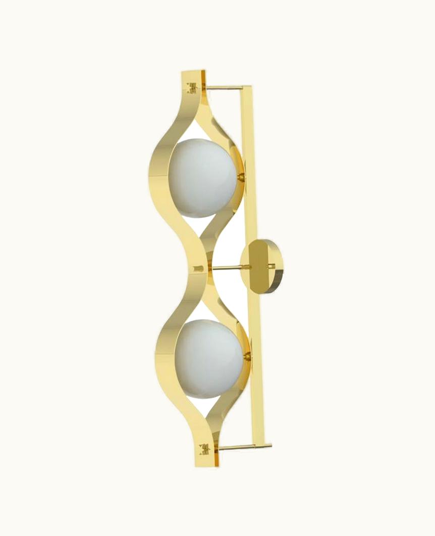 Gio Ponti Gio Ponti 21st Century Pavone Wall Lamp, Dimmable, Gio Ponti 2019 Italy
