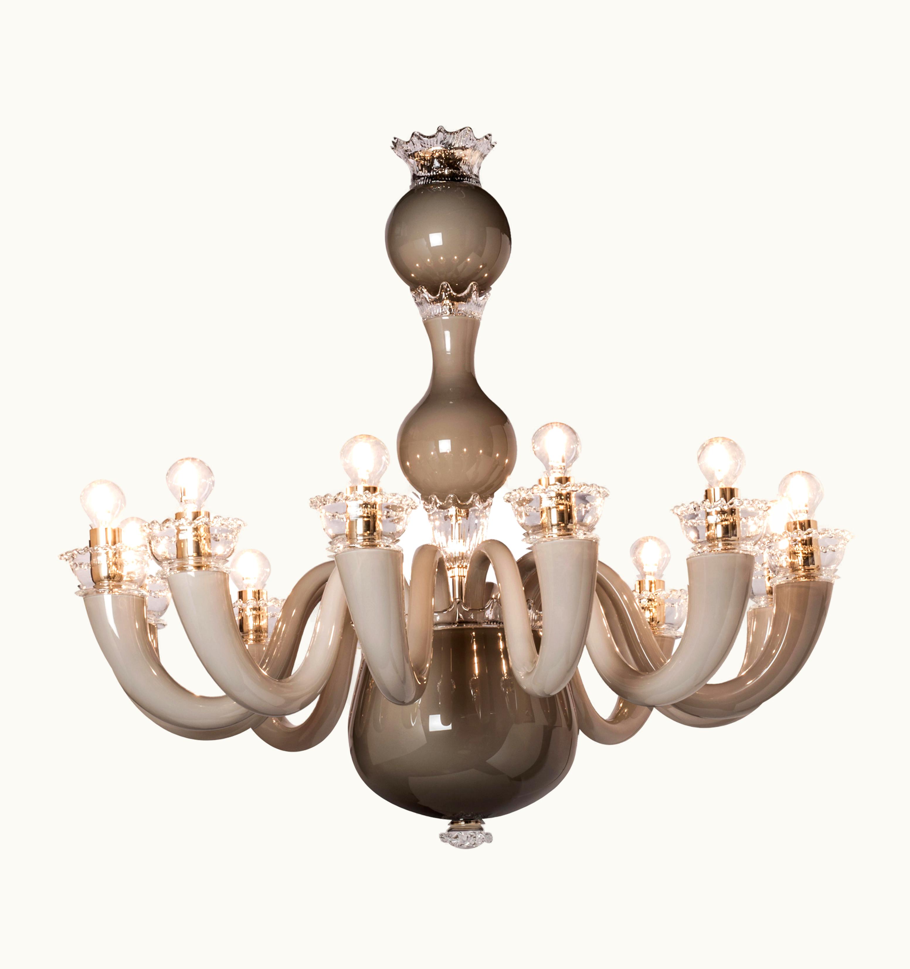 Gio Ponti Gio Ponti Murano Blown Glass Chandelier Design By Gio Ponti For Venini Official