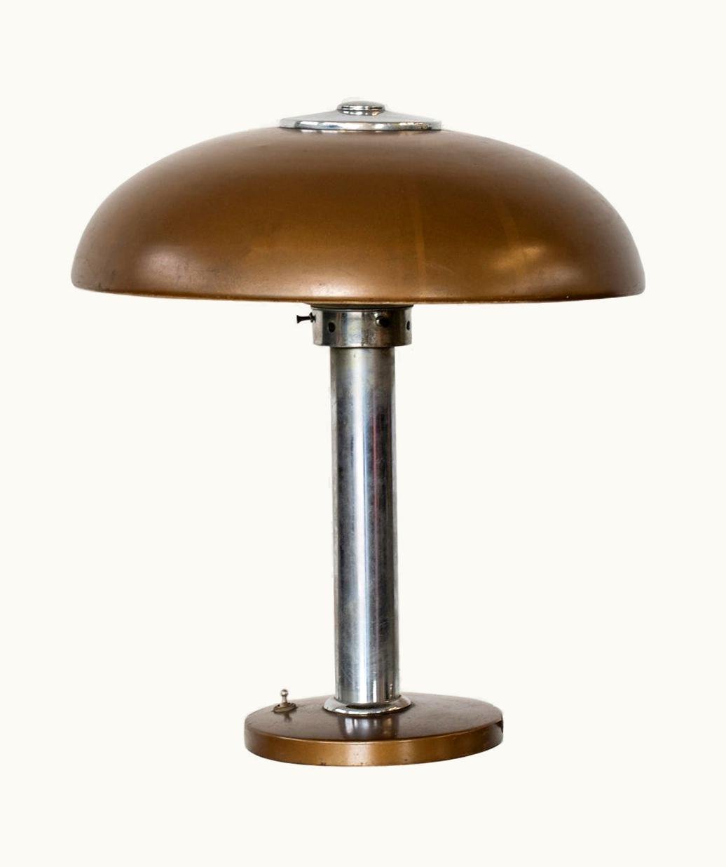 Gio Ponti Gio Ponti Aluminium Table Lamp By Pollice, Mid-Century Modern, 1940s Italy