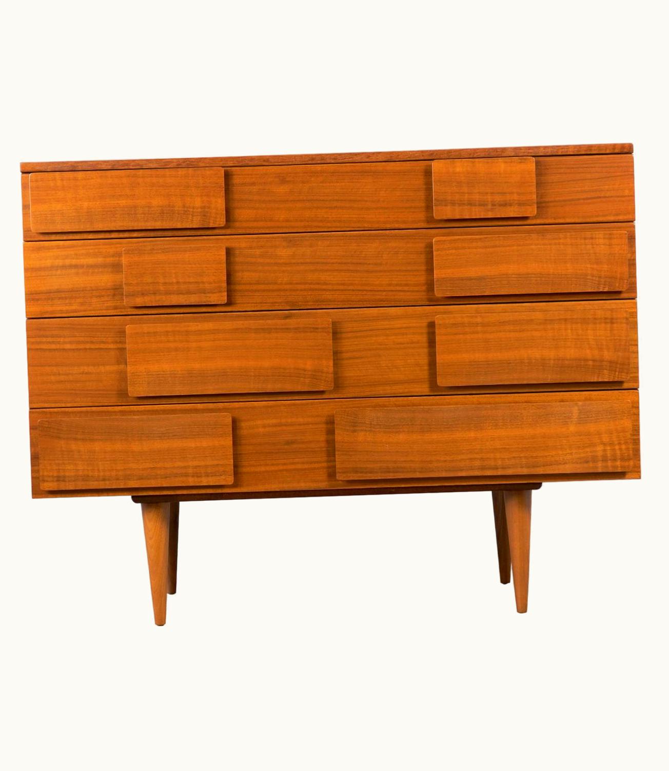 Gio Ponti Gio Ponti Four Drawer Dresser By Gio Ponti For Singer & Sons