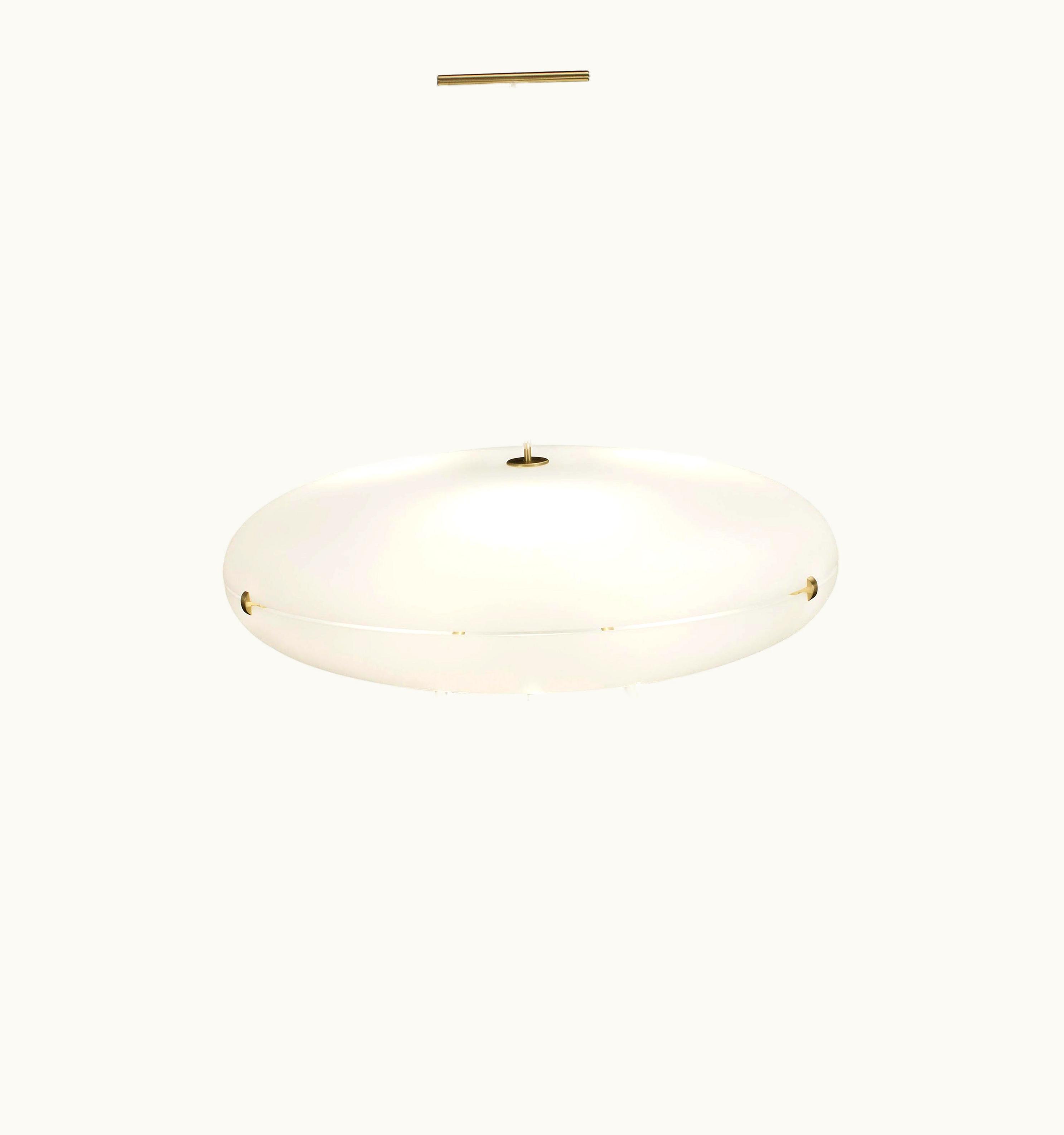 Gio Ponti Gio Ponti Luna Orizzontale Floor Lamp In Satin Brass For Tato Italia